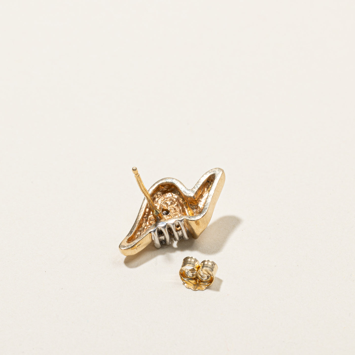 0.16ctw Diamond Swirl Earrings for Women - Elegant Dangle Earrings for Wedding, Party & Evening Wear - 14K Gold Plated Jewelry Gift