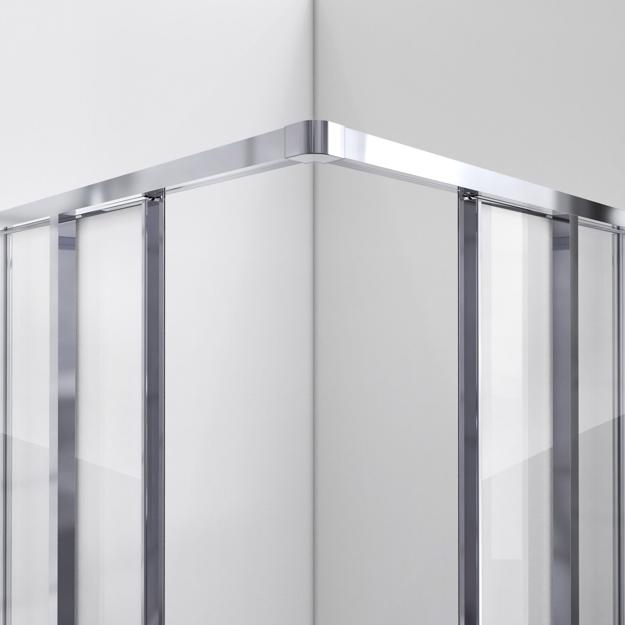 DreamLine Cornerview 36x36x74.75 Inch Framed Sliding Shower Enclosure with SlimLine Base Kit - Perfect for Small Bathroom Remodeling & Space Saving Design