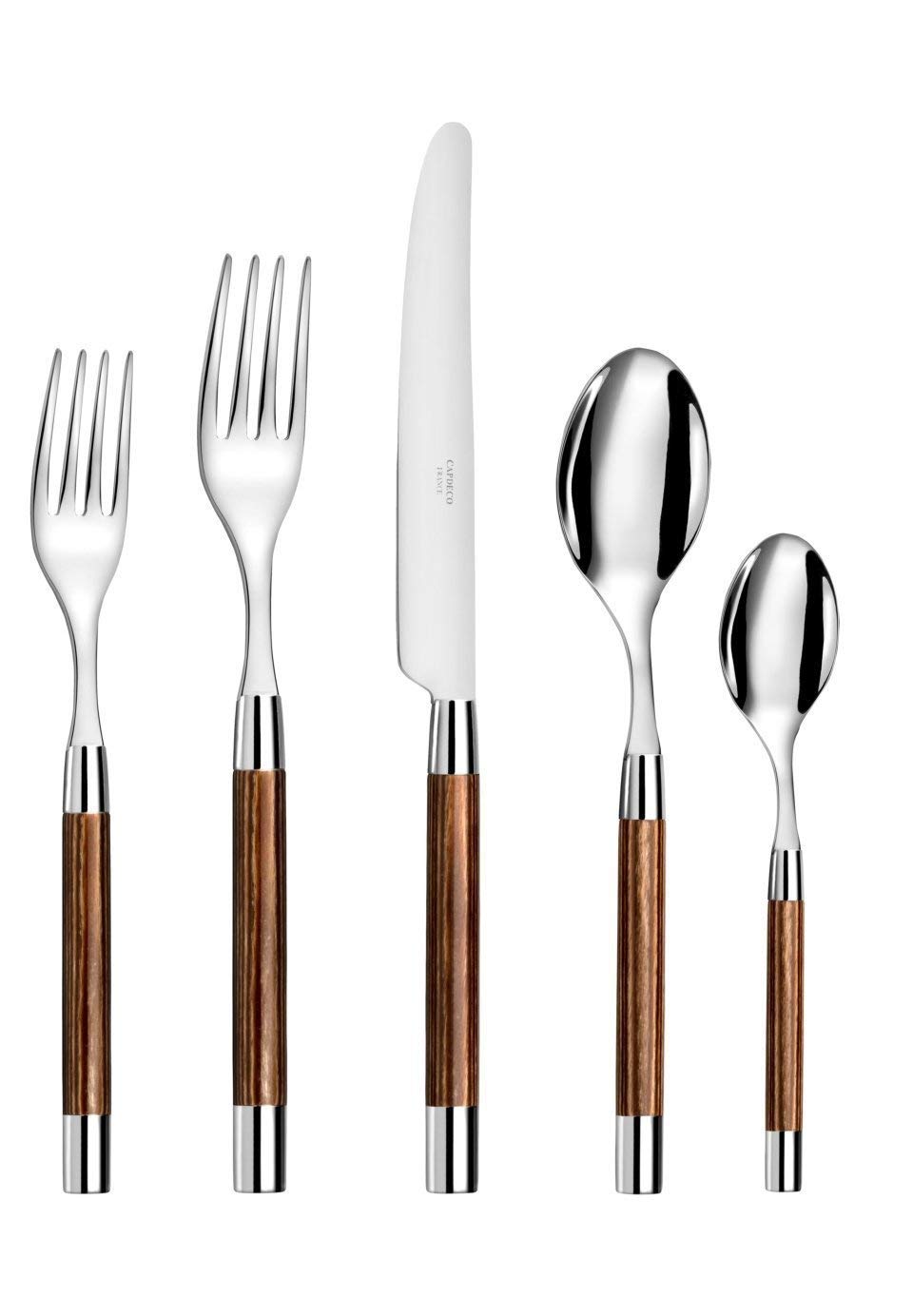 Conty 5-Piece Wooden Dinnerware Set - Elegant & Durable Tableware for Everyday Use, Dinner Parties & Special Occasions