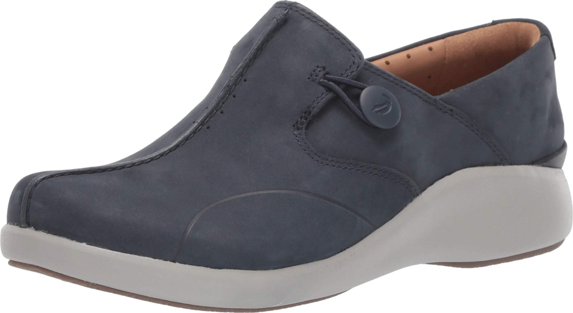 Clarks Women's UN Loop 2 Walking Slip-On Shoes - Comfortable Casual Loafers for Work, Travel & Everyday Wear