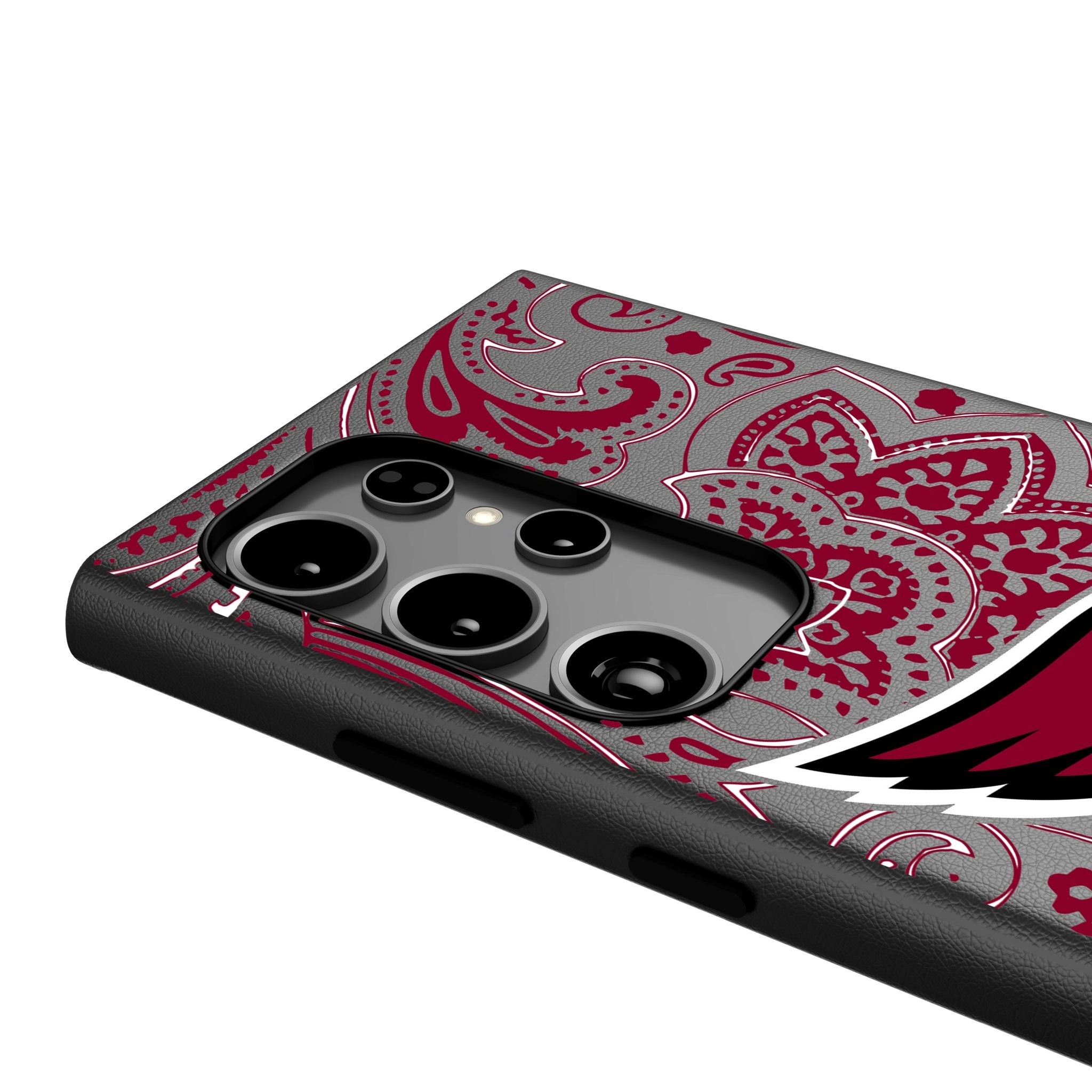 Arizona Cardinals Paisley MagSafe Compatible Phone Case for Samsung Galaxy S23/S22/S21 - Stylish & Protective Cover for Football Fans, Game Day & Everyday Use