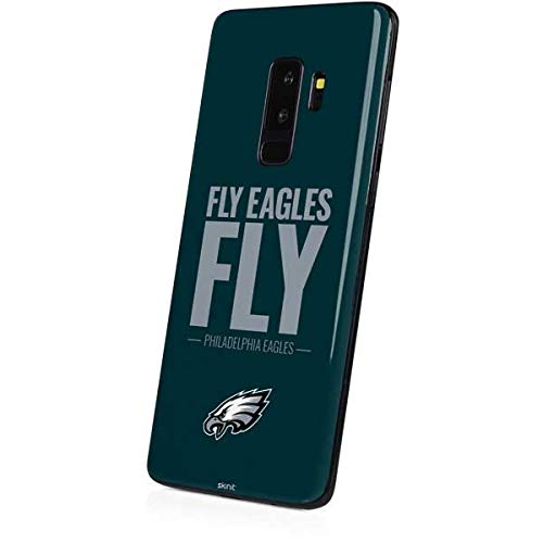 Official NFL Philadelphia Eagles Team Motto Phone Skin Decal for Samsung Galaxy S9 Plus | Protective Vinyl Sticker | Perfect for Game Day & Fan Showcase