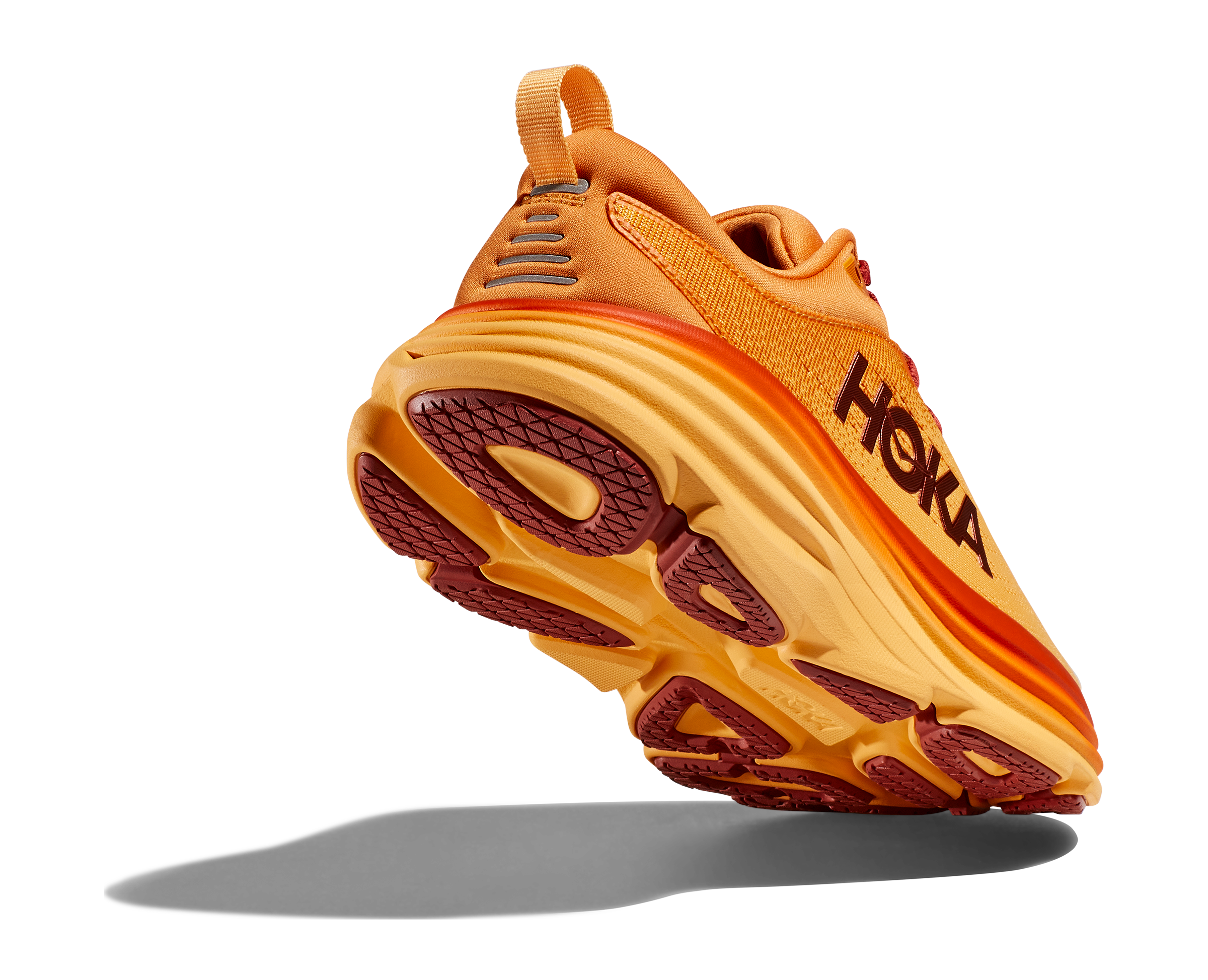 HOKA Bondi 8 Running Shoes for Men - Cushioned Road Running Sneakers with Maximum Comfort for Marathon, Jogging & Daily Wear