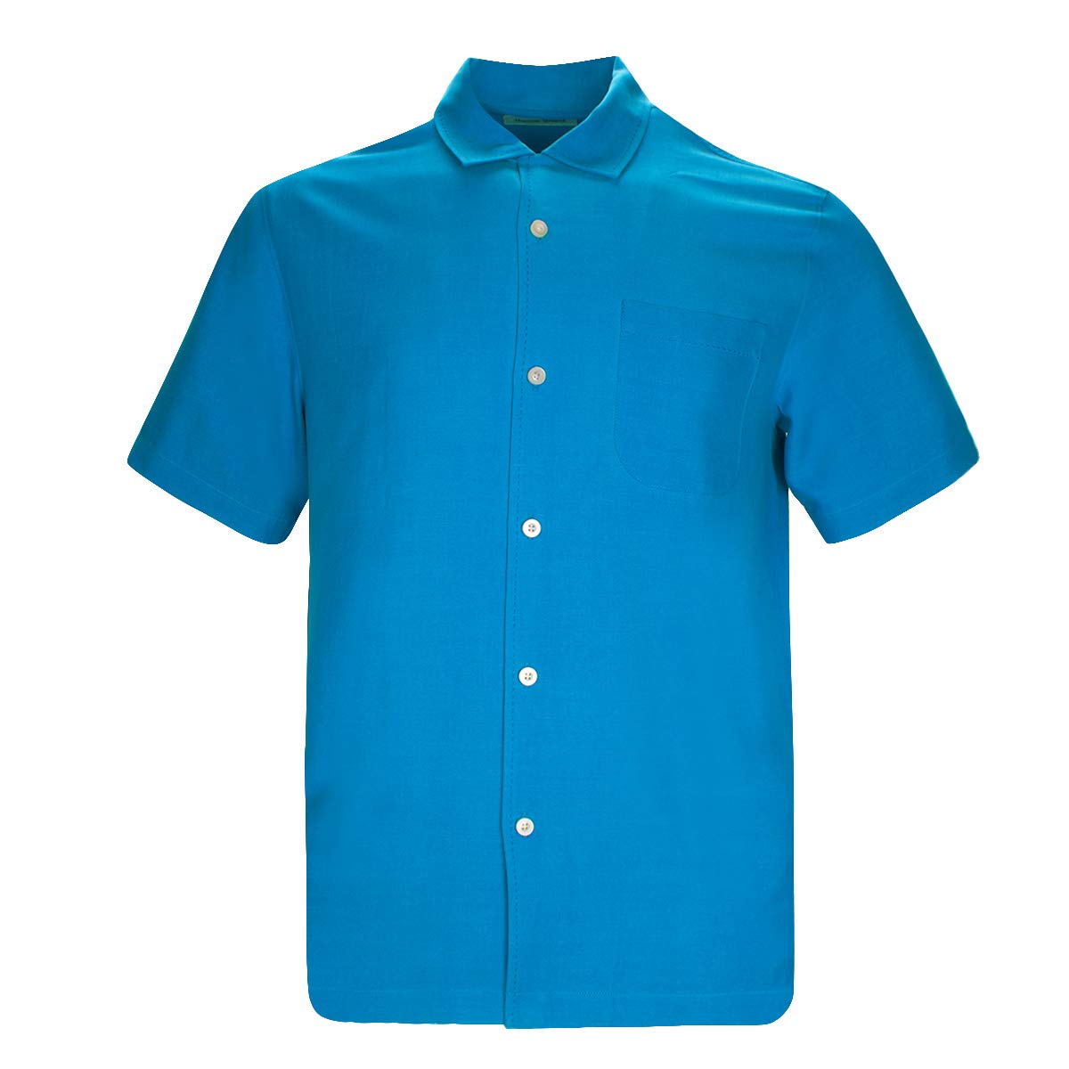 Men's Hawaiian Shirt | Havana Breeze Silk Tropical Camp Shirt | Relaxed Fit Short Sleeve Beach Shirt | Perfect for Vacation, Luau Party & Summer Outings
