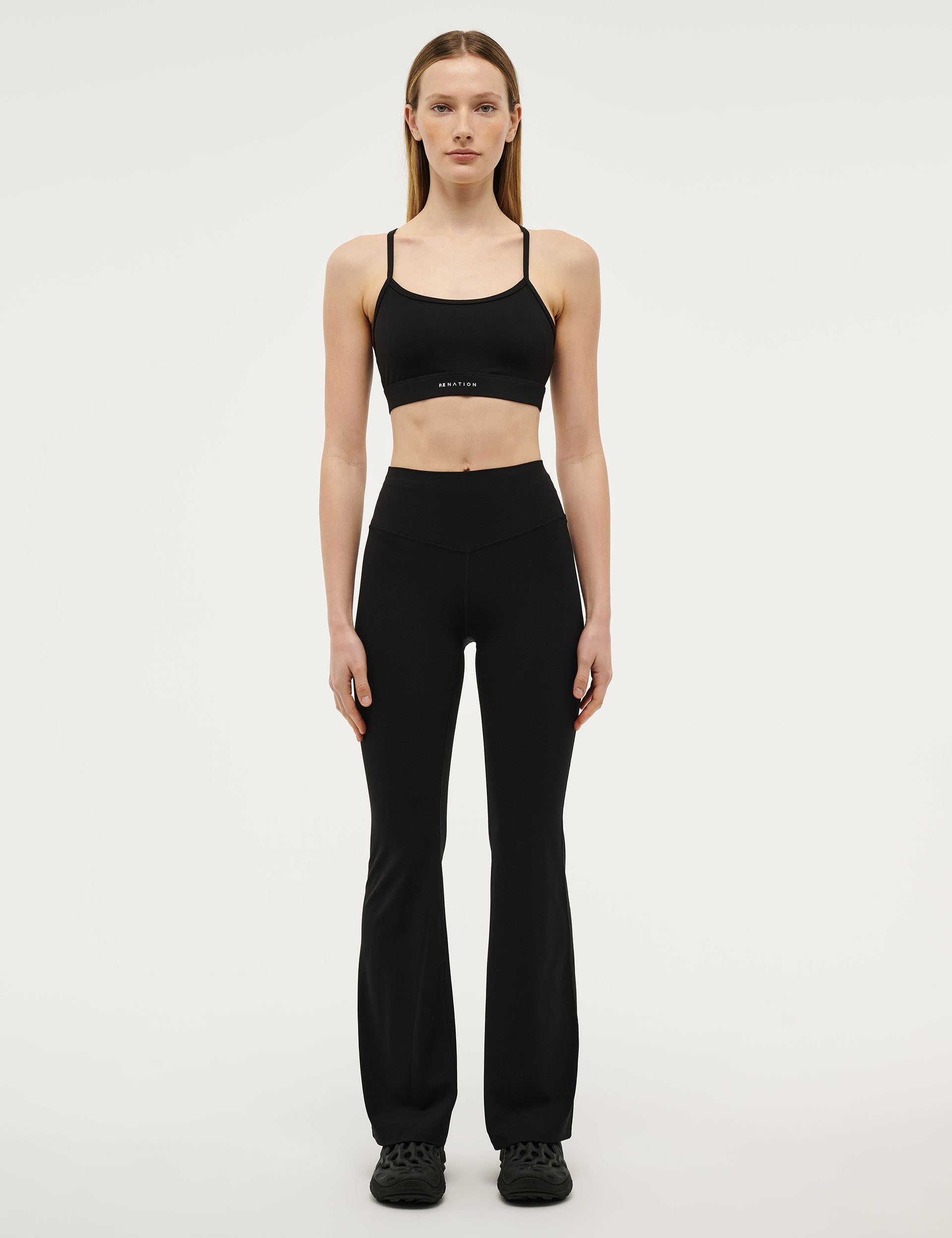 High-Waisted Black Leggings for Women - Comfortable & Stretchy Workout Yoga Pants - Perfect for Gym, Running, and Everyday Wear