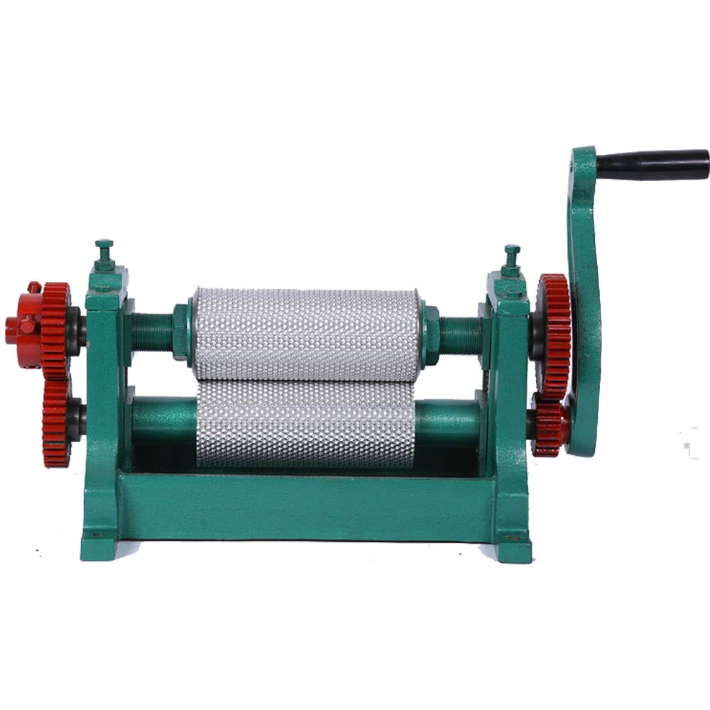 Premium Beeswax Comb Foundation Roller - 86x195mm Manual Bee Wax Roller Machine with 5.4mm/4.9mm/4.8mm Cell Size Options (5.4mm) for Beekeeping & Honeycomb Making