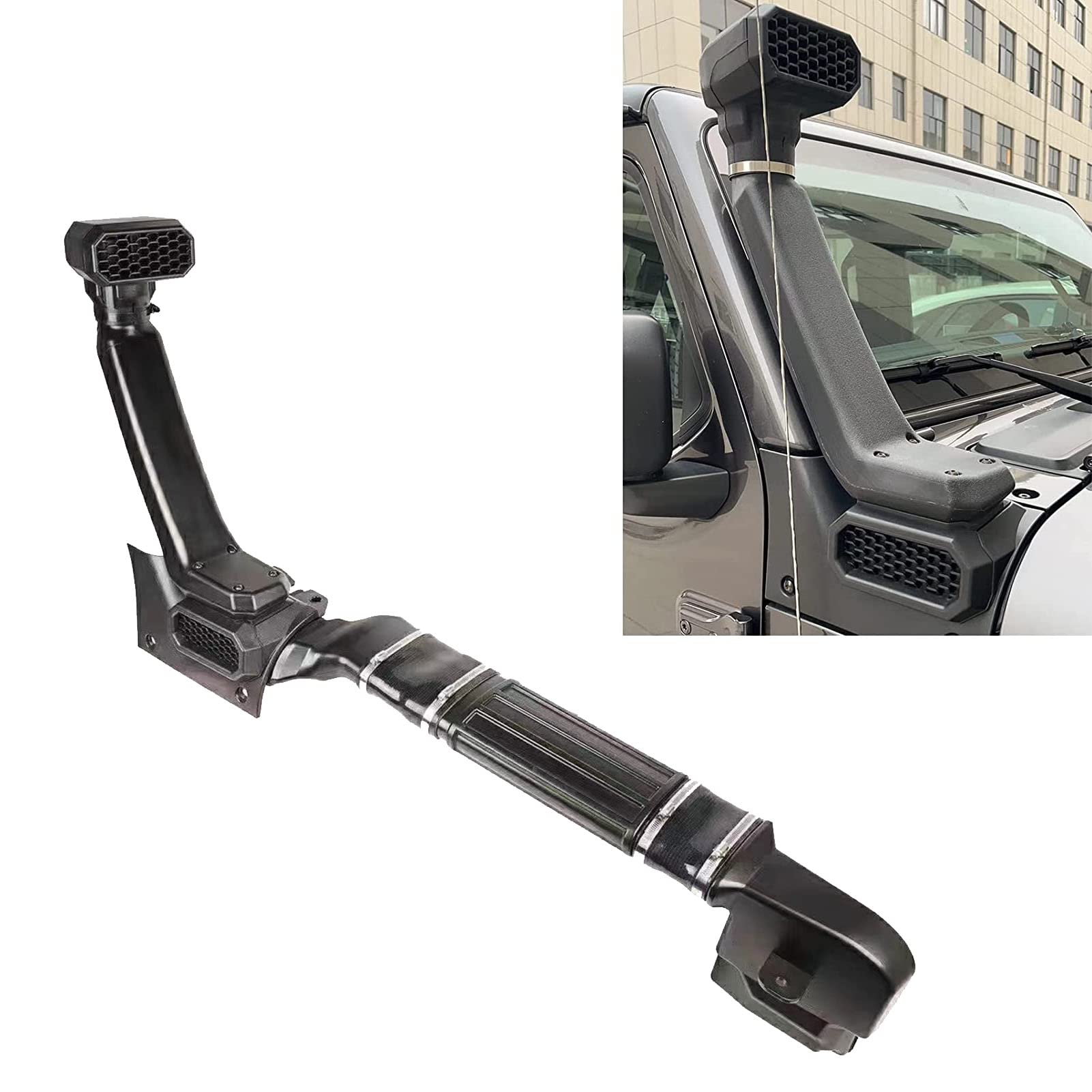 Jeep Wrangler JL & Gladiator JT Snorkel Kit (2018-2023) - Compatible with 2.0L & 3.6L Engines | Off-Road Adventure & Water Crossing Accessory | Perfect for Jeep Enthusiasts & Outdoor Exploration