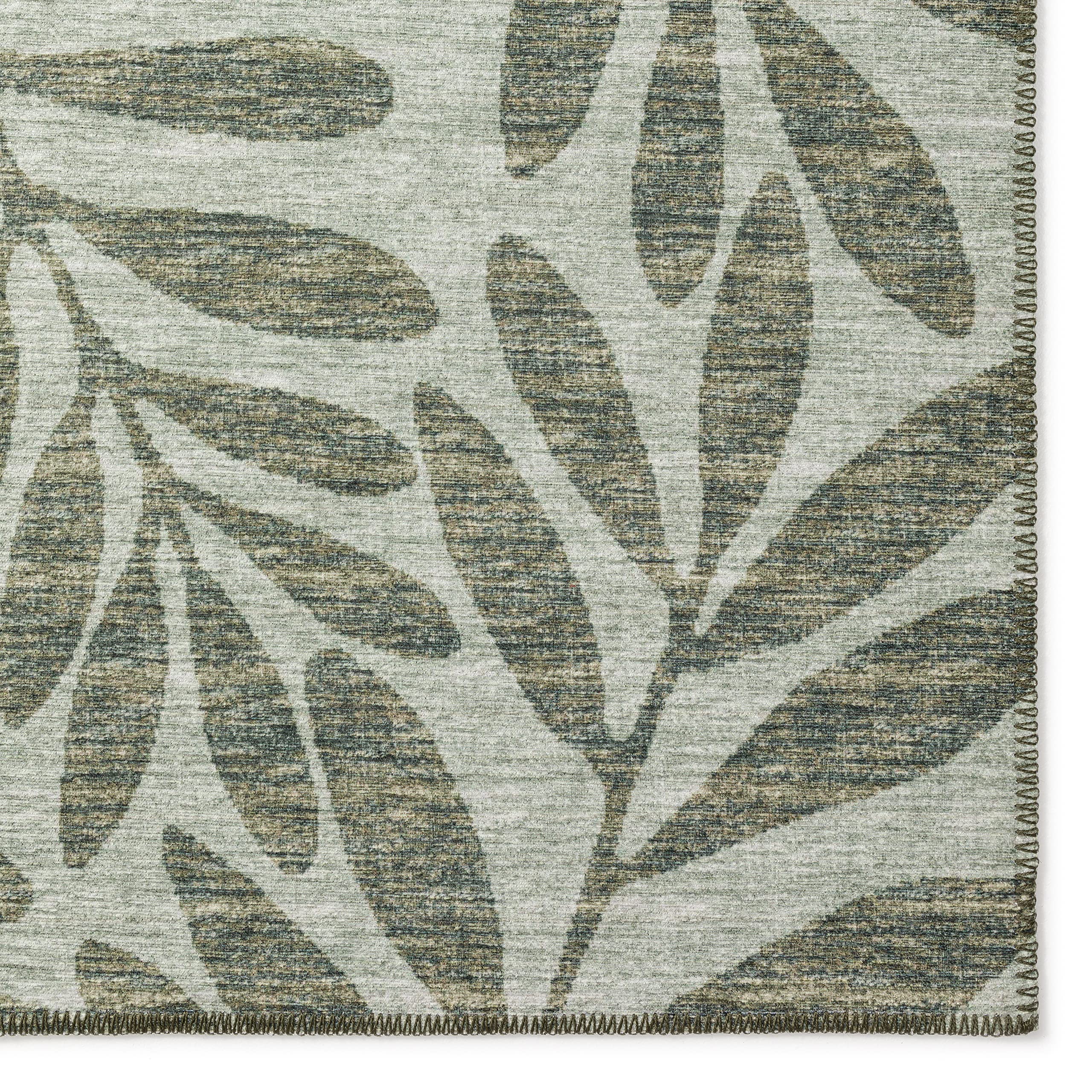Addison Rugs Yuma AYU35 Green 9' x 12' Area Rug – Soft & Durable Indoor/Outdoor Carpet for Living Room, Bedroom, or Patio Decor