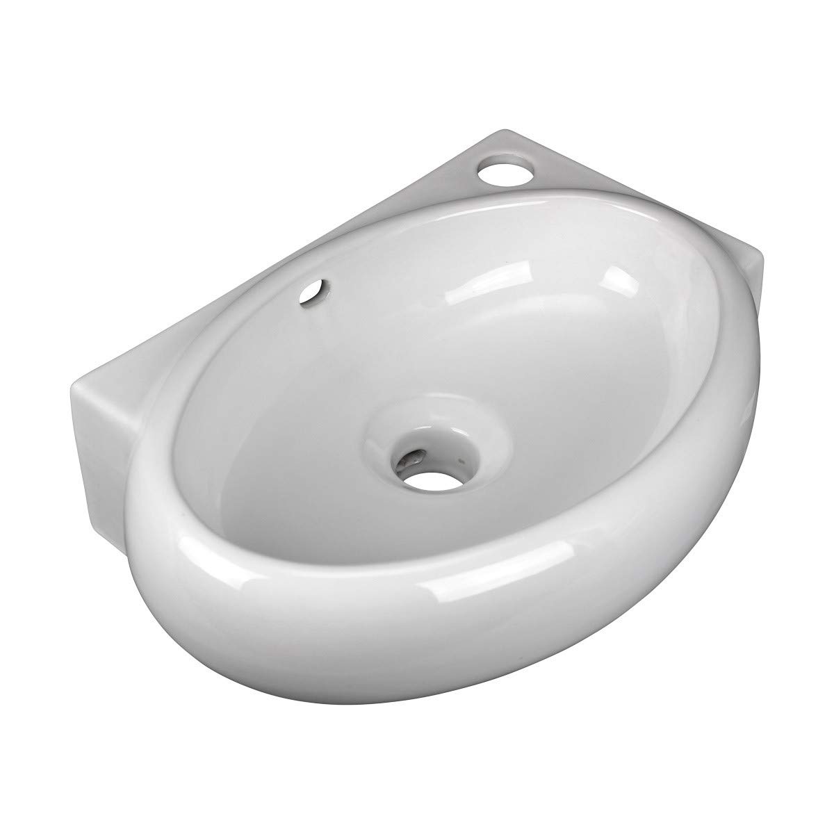 Wall-Mounted Ceramic Bathroom Sink 17