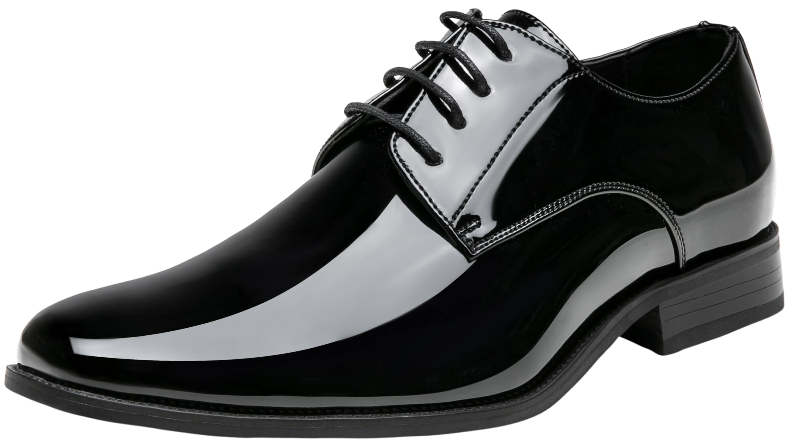 Jousen Men's Formal Business Oxford Dress Shoes - Classic Tuxedo Shoes for Weddings & Office Wear - Comfortable Leather Dress Shoes for Men