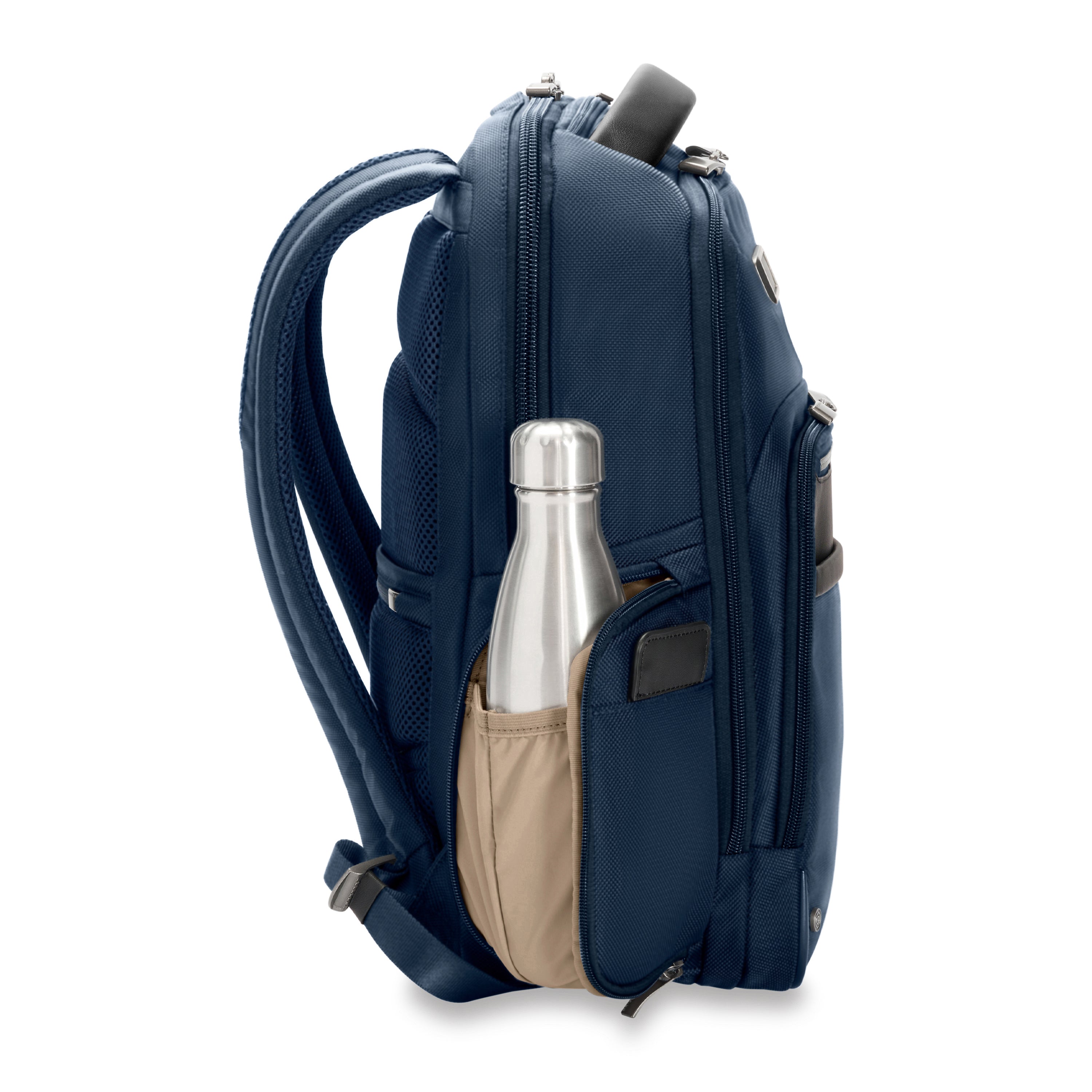 Briggs & Riley @work 2.0 Medium Backpack - Durable Laptop Backpack for Work & Travel, Water-Resistant Business Backpack with USB Charging Port - Perfect for Commuting, Office & Business Trips