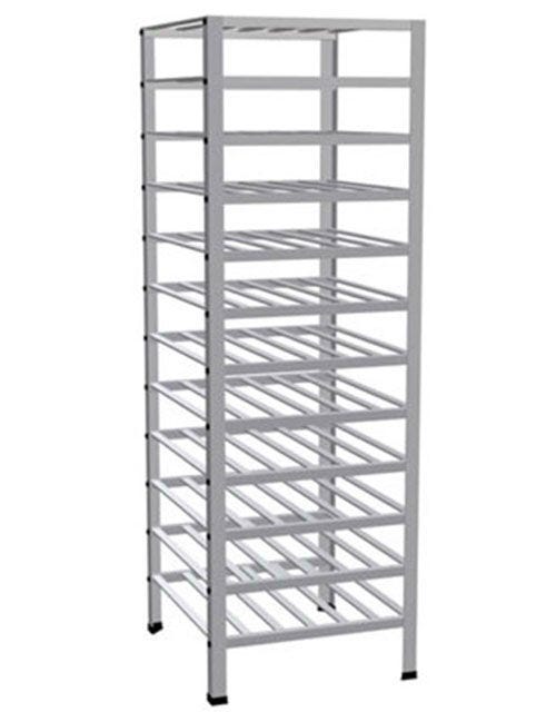 12-Shelf Heavy Duty Aluminum Commercial Storage Rack - Sturdy & Durable for Warehouse, Garage, Retail Store Organization