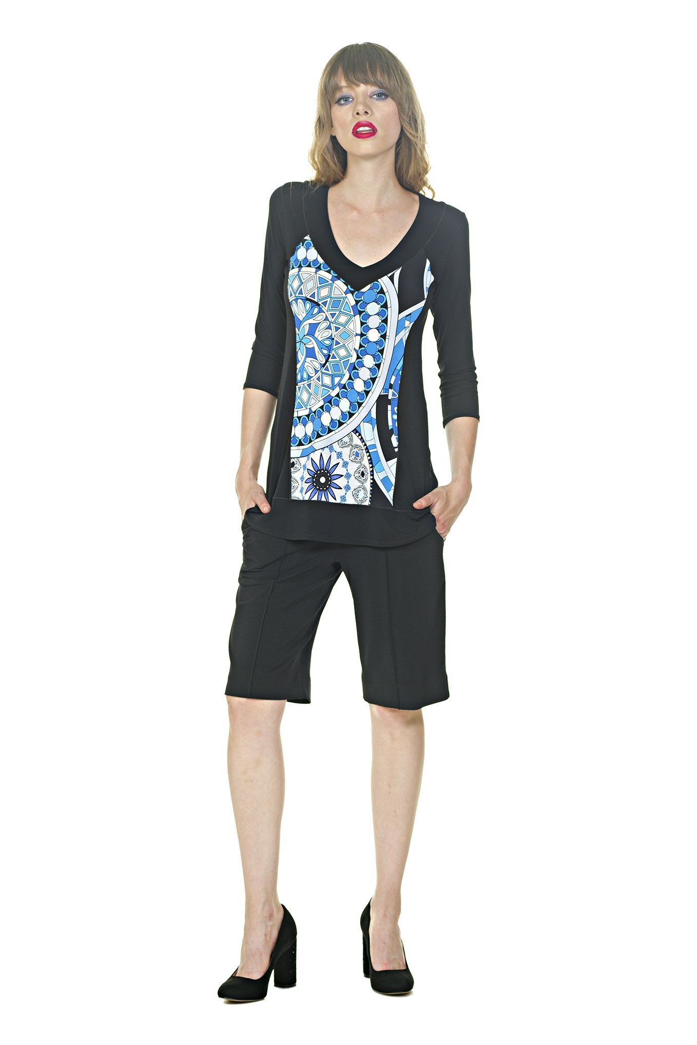 Women's Black Walking Shorts - Comfortable & Breathable for Hiking, Running, and Outdoor Activities