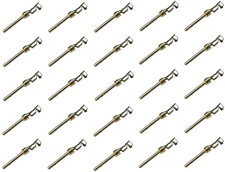 Premium DB25 Male Crimp Kit - No Ear, Full Profile, Deluxe Metal Hood Connector for Reliable Data Transmission | Perfect for Industrial Automation, Networking Equipment & Computer Hardware Installations