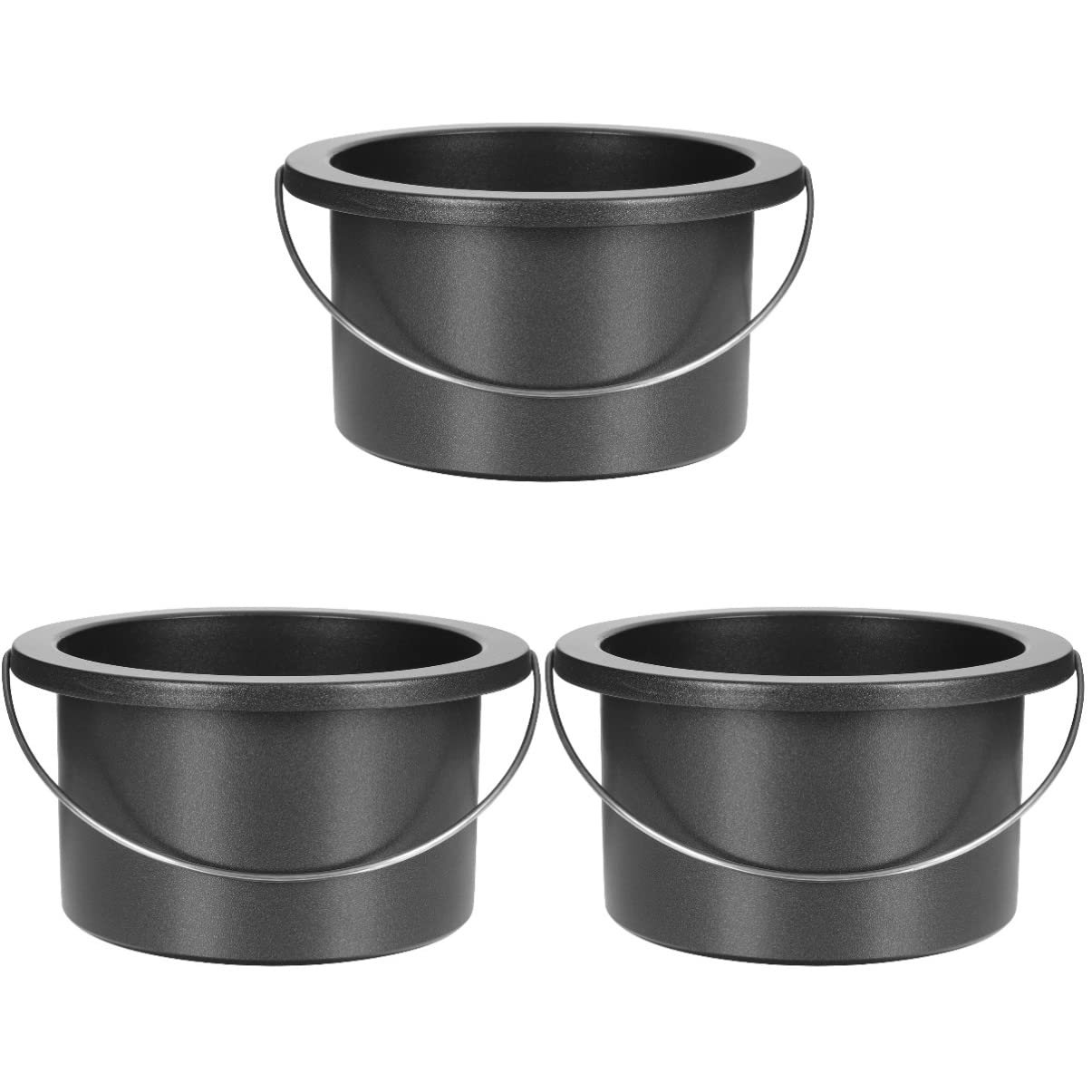 Minkissy 3-Piece Wax Melting Machine Inner Pot Set - Aluminum Replacement Heating Pot for Hot Wax Warmer, Candle Wax Supplies - Perfect for DIY Waxing, Candle Making & Hair Removal at Home or Salon