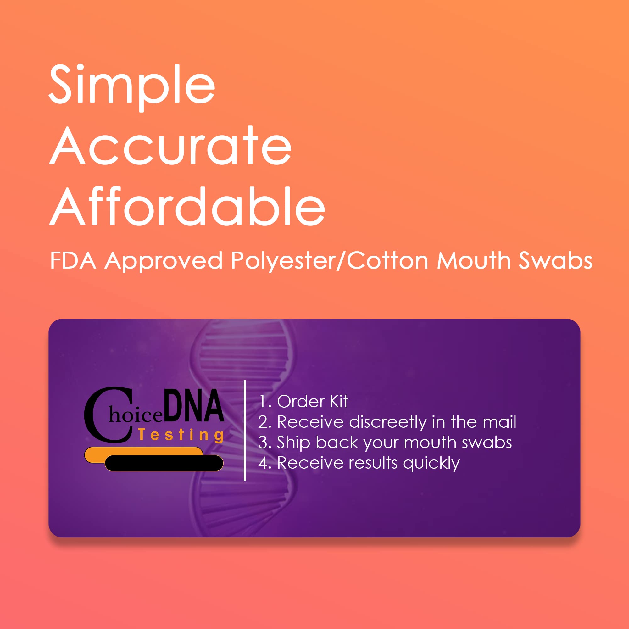Legal DNA Paternity Test Kit - 46 DNA Markers with Chain of Custody - Fast Results in 2-6 Days (All Lab Fees Included) - Perfect for Child Support, Immigration & Legal Documentation