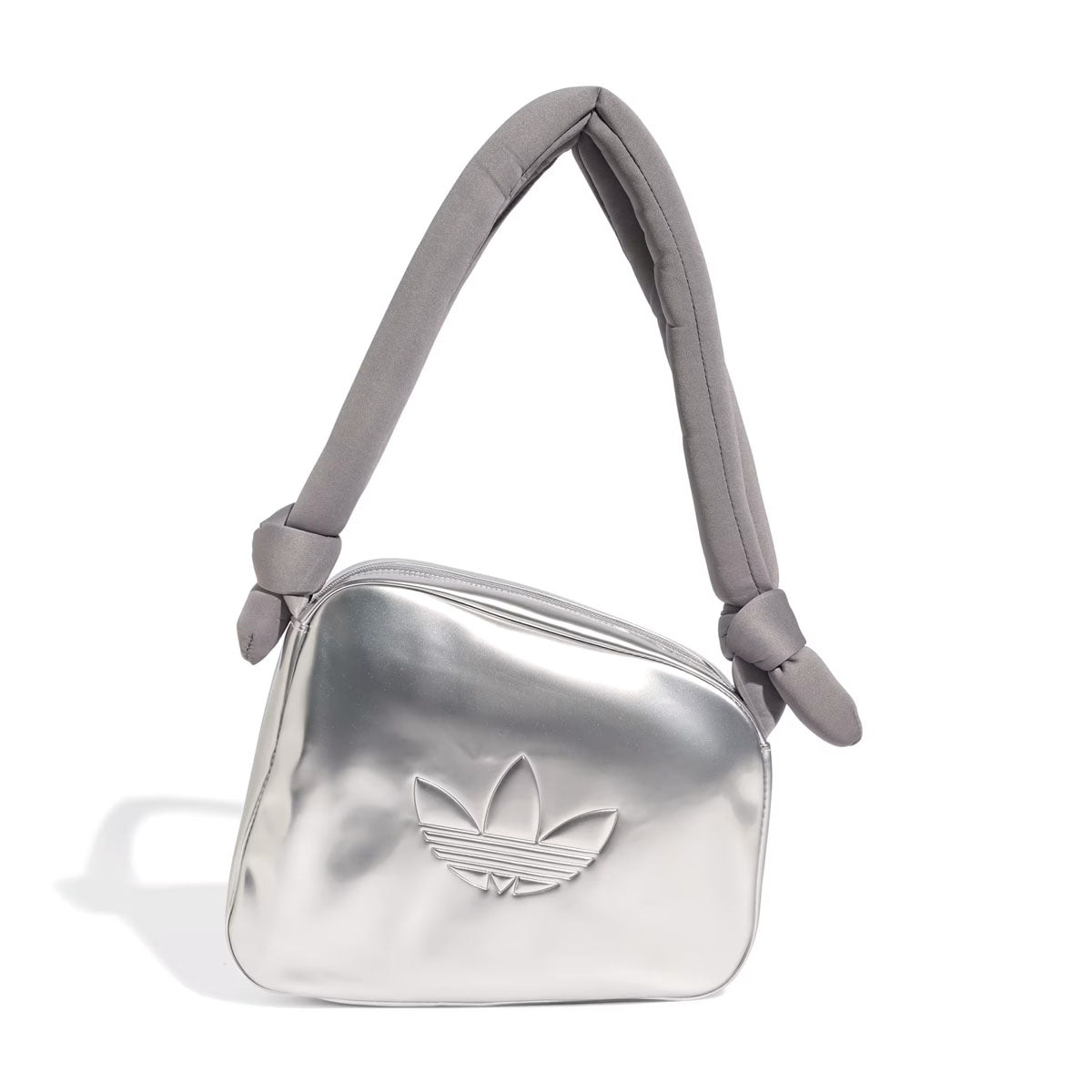 Silver Metallic Airline Travel Bag - Durable Carry-On Luggage for Business Trips & Vacations | Perfect for Flight Attendants & Frequent Flyers