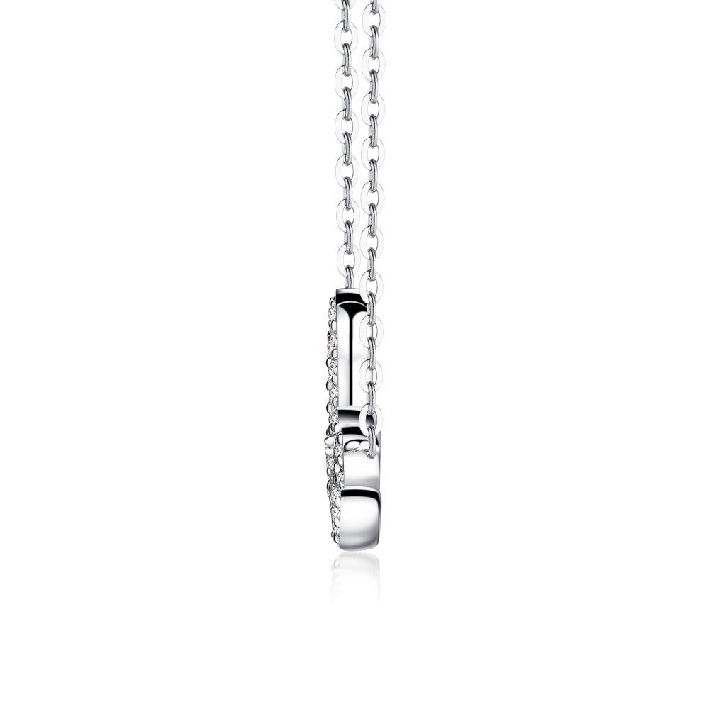 Moissanite Diamond Necklace Pendant for Women - Elegant & Sparkling Jewelry Gift for Anniversary, Wedding, Valentine's Day
