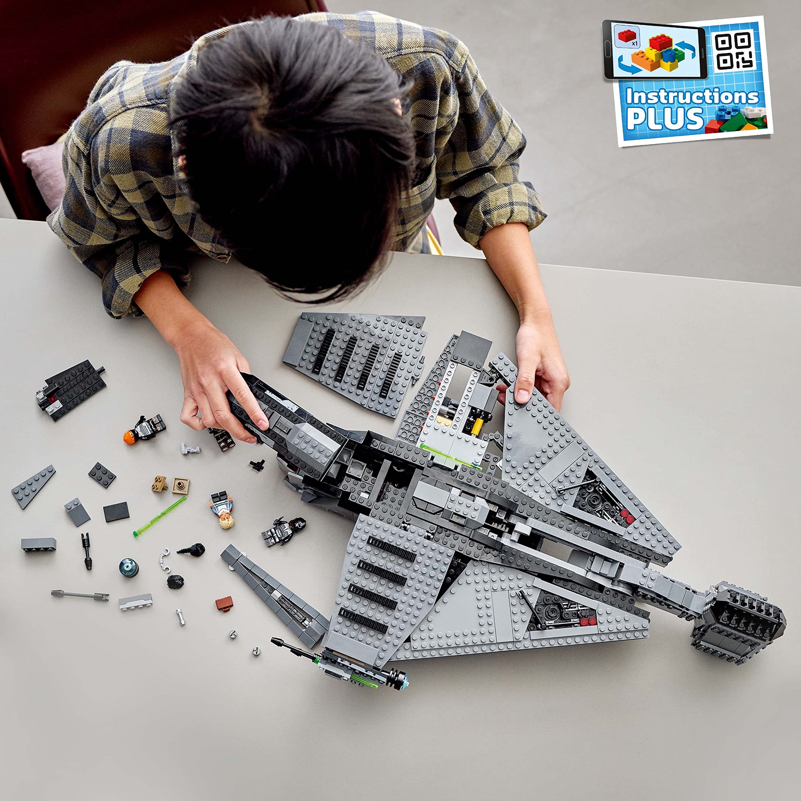 LEGO Star Wars The Justifier 75323 Building Set - Cad Bane Minifigure & Todo 360 Droid | Bad Batch Collection | Buildable Starship Toy for Kids, Boys & Girls | Perfect Gift for Birthday & Space Adventure Play