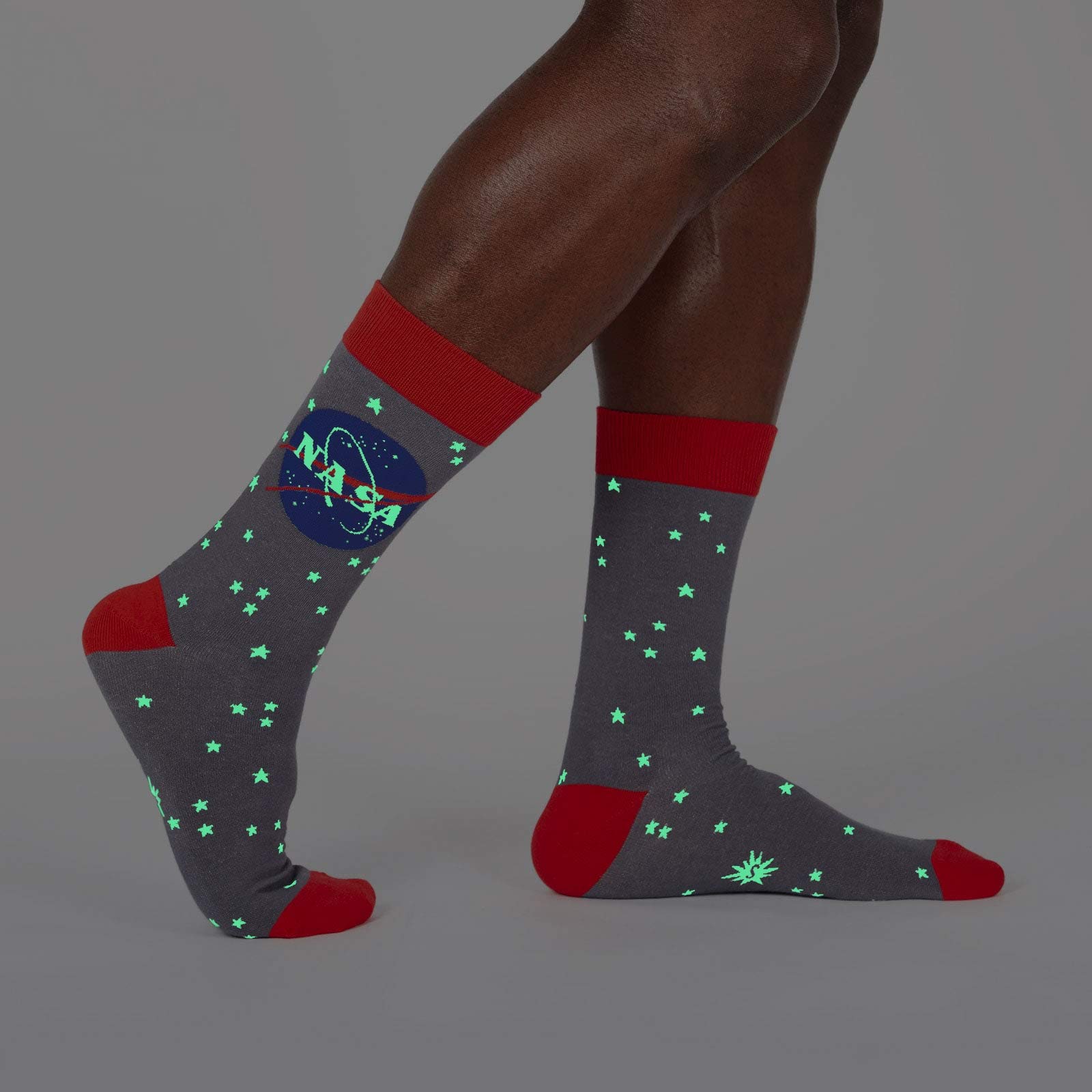NASA Crew Socks for Men - Comfortable & Durable Astronaut-Themed Socks - Perfect for Space Enthusiasts, Gifts & Everyday Wear
