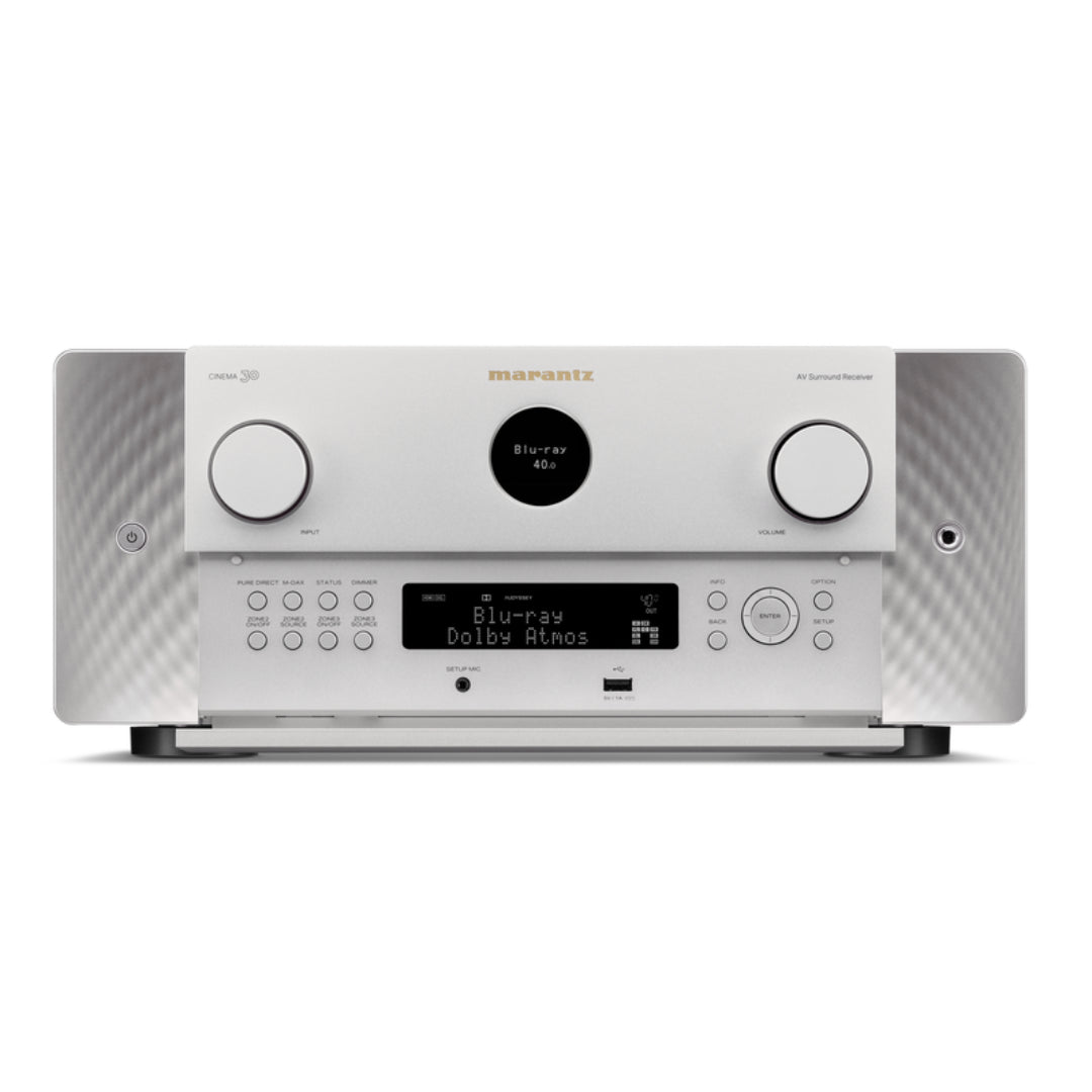 Marantz Cinema 30 Reference 11.4 Channel AV Receiver - Premium Home Theater Sound System for Movies, Music & Gaming