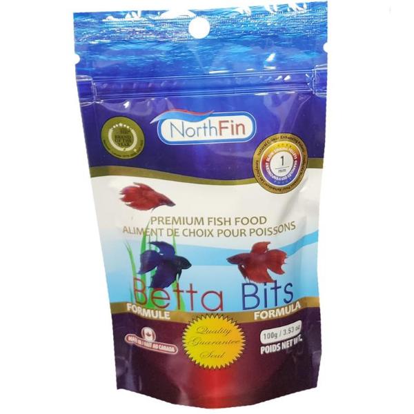 NorthFin Betta Bits - Premium Betta Fish Food Pellets for Color Enhancement & Growth | Ideal for Betta Fish Tanks & Aquariums