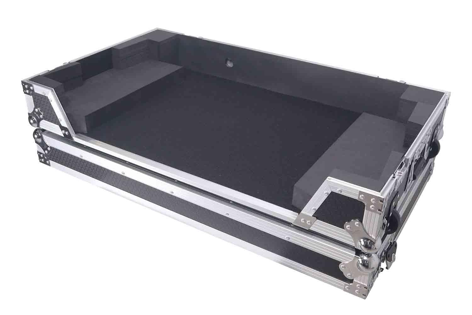 ProX XS-OPUSQUADW ATA Flight Case for Pioneer Opus Quad DJ Controller - Heavy Duty Road Case with 1U Rack Space & Wheels | Perfect for Touring DJs & Mobile Performances