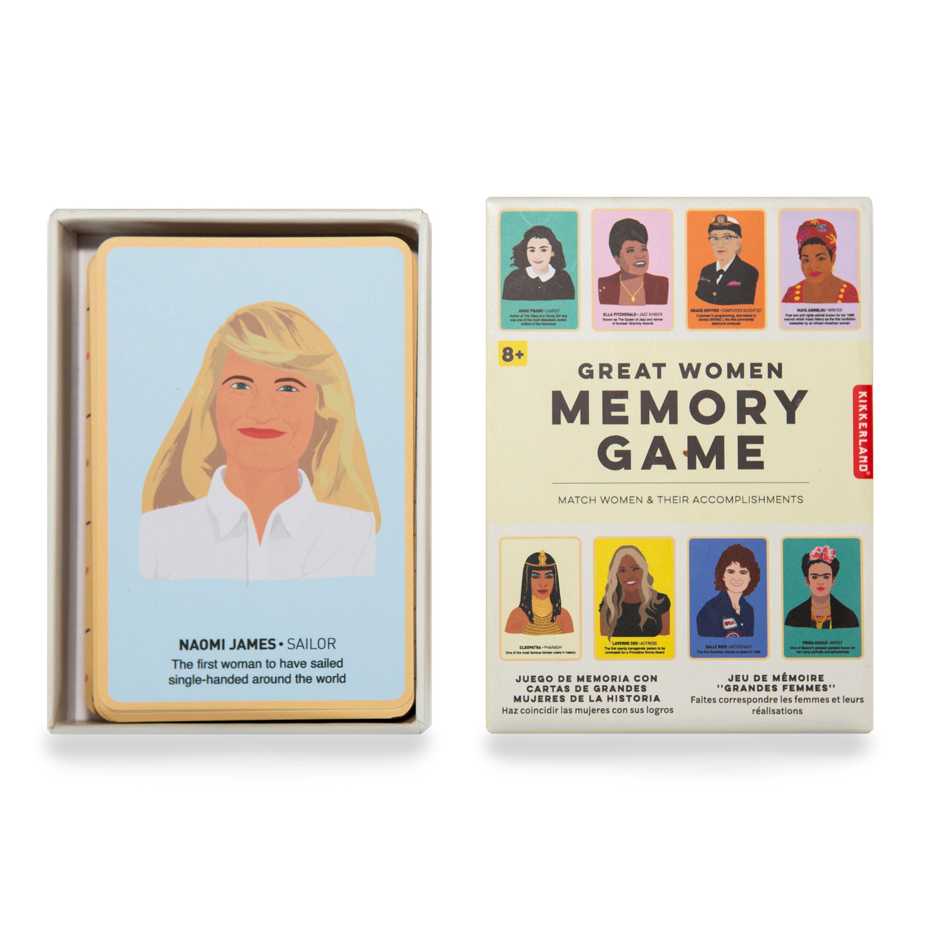 Best Women's Memory Card Game - Fun & Educational Matching Game for Kids & Adults - Perfect for Family Game Night & Classroom Learning