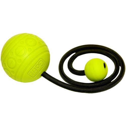 GoFit Massage Ball on a Rope - Self Myofascial Release Tool for Muscle Pain Relief - Perfect for Athletes, Yoga & Post-Workout Recovery