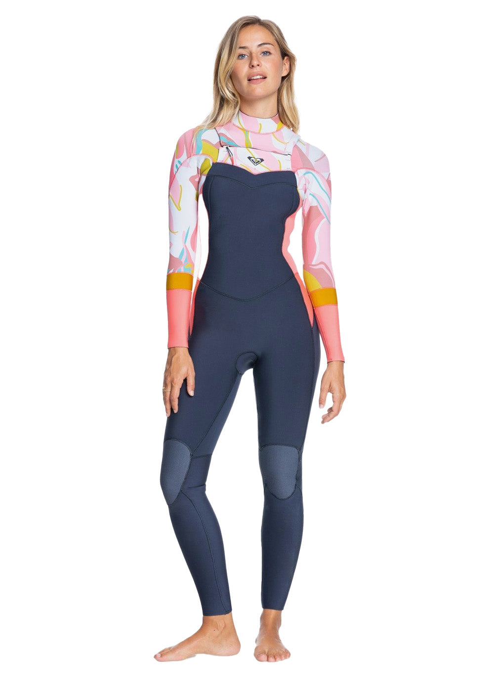 Roxy Women's 3/2mm Syncro Chest Zip GBS Steamer Wetsuit - Perfect for Surfing, Diving & Water Sports
