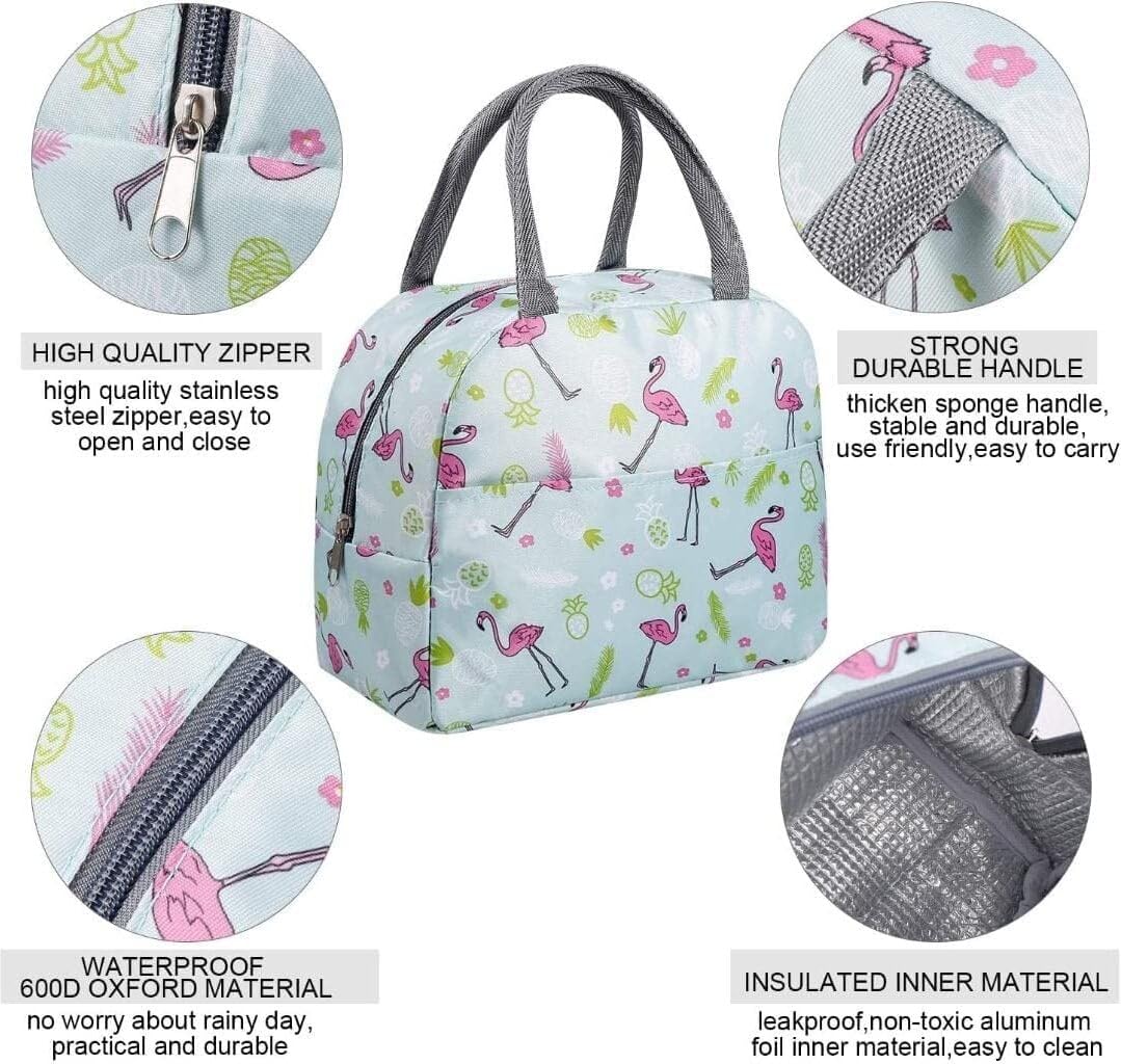 RockJon Insulated Waterproof Lunch Bag for Travel, Picnic & Work - Portable Thermal Food Container for Hot & Cold Meals - Perfect for Outdoor Adventures, Office Lunch & School Meals