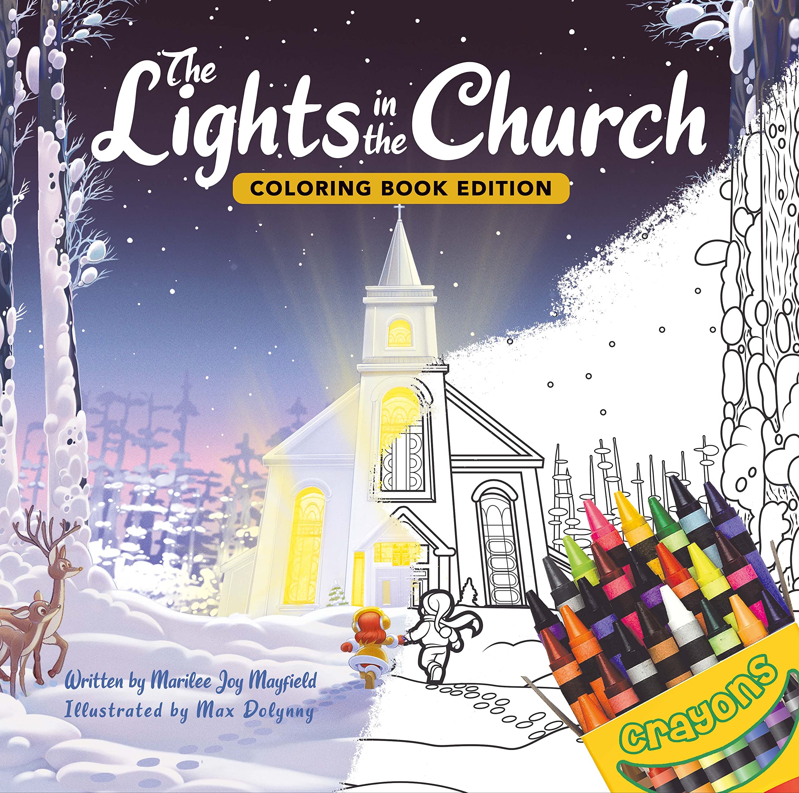 Religious Coloring Book for Adults - The Lights in the Church | Bible Study, Meditation & Christian Gift Idea