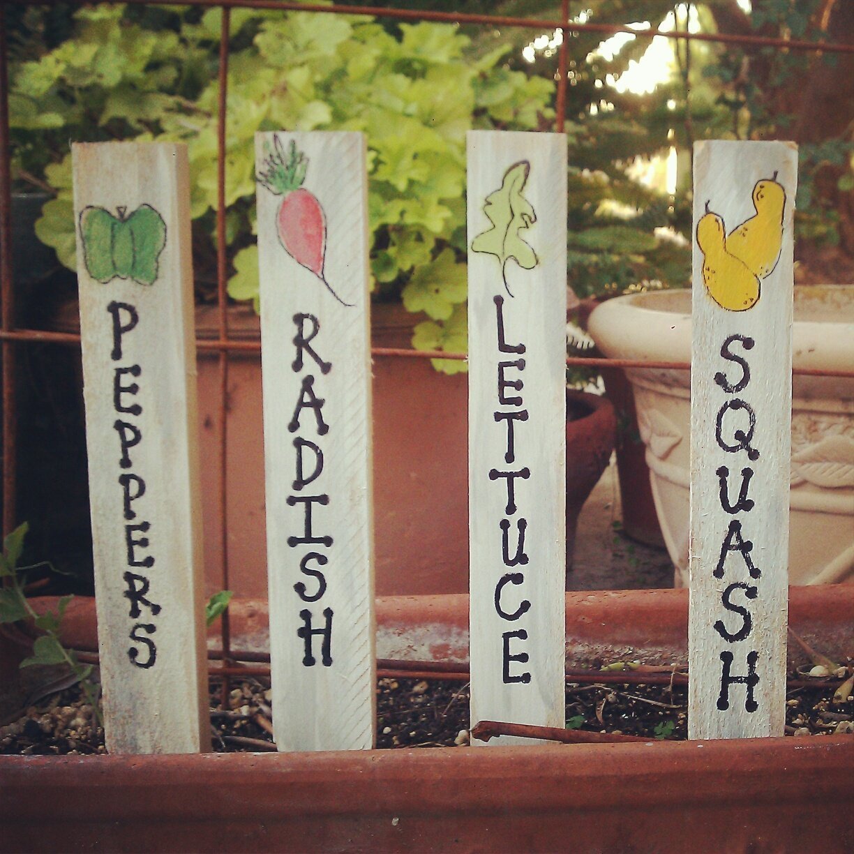 Garden Markers & Plant Stakes - Durable Vegetable & Herb Markers for Outdoor Gardening, DIY Planting, and Decorative Yard Labels