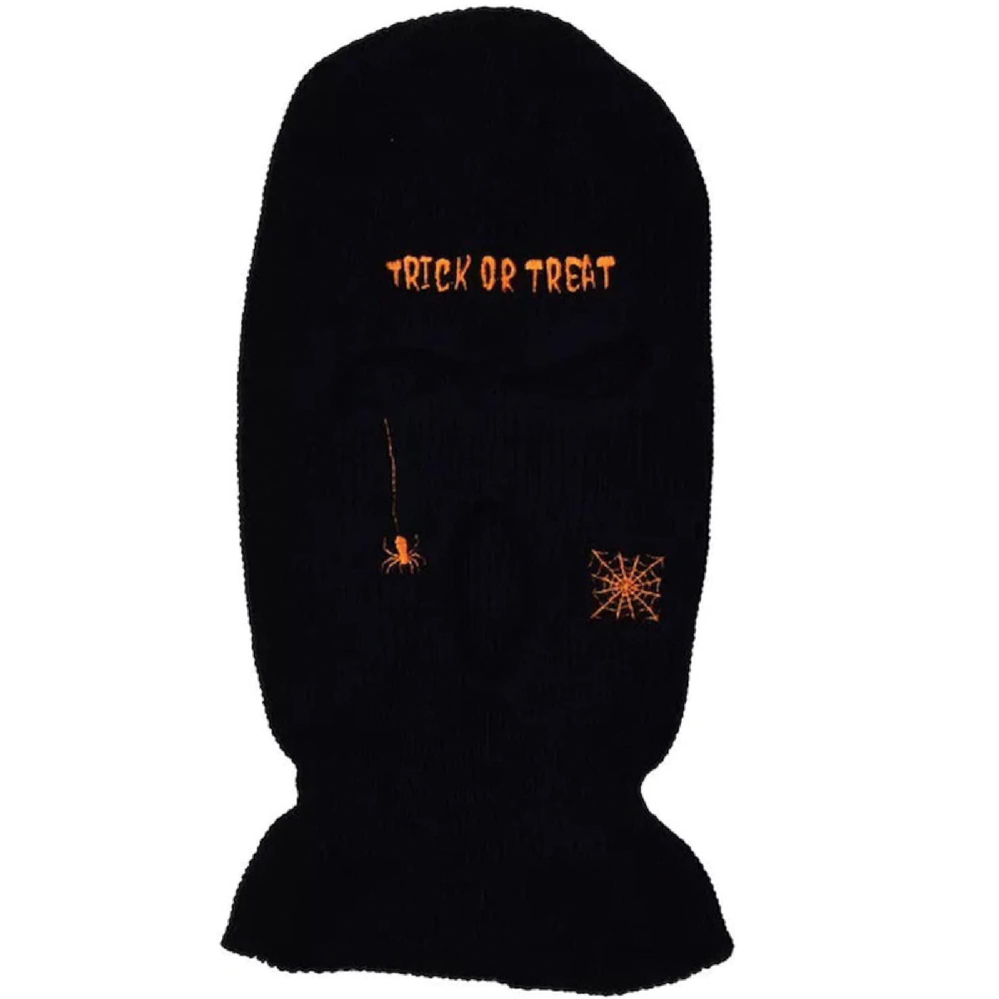 ISWMM 3-Hole Ski Mask - Wool Knit Winter Balaclava with Embroidery for Men - Windproof Face Cover for Skiing, Snowboarding, Cycling & Outdoor Activities