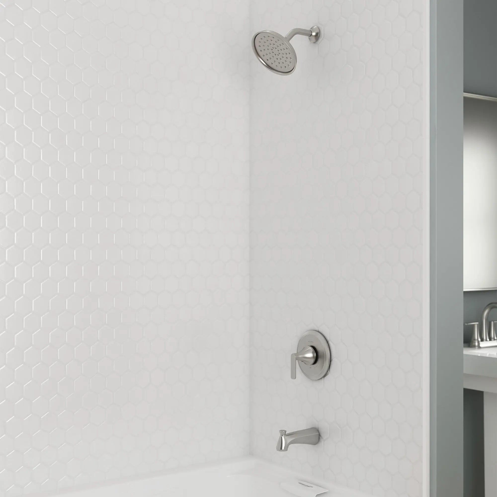 Corsham 1.8 GPM/6.8 LPM Water Saving Shower Trim Kit with Ceramic Pressure Balance Cartridge & Lever Handle - Perfect for Bathroom Renovation & Water Conservation