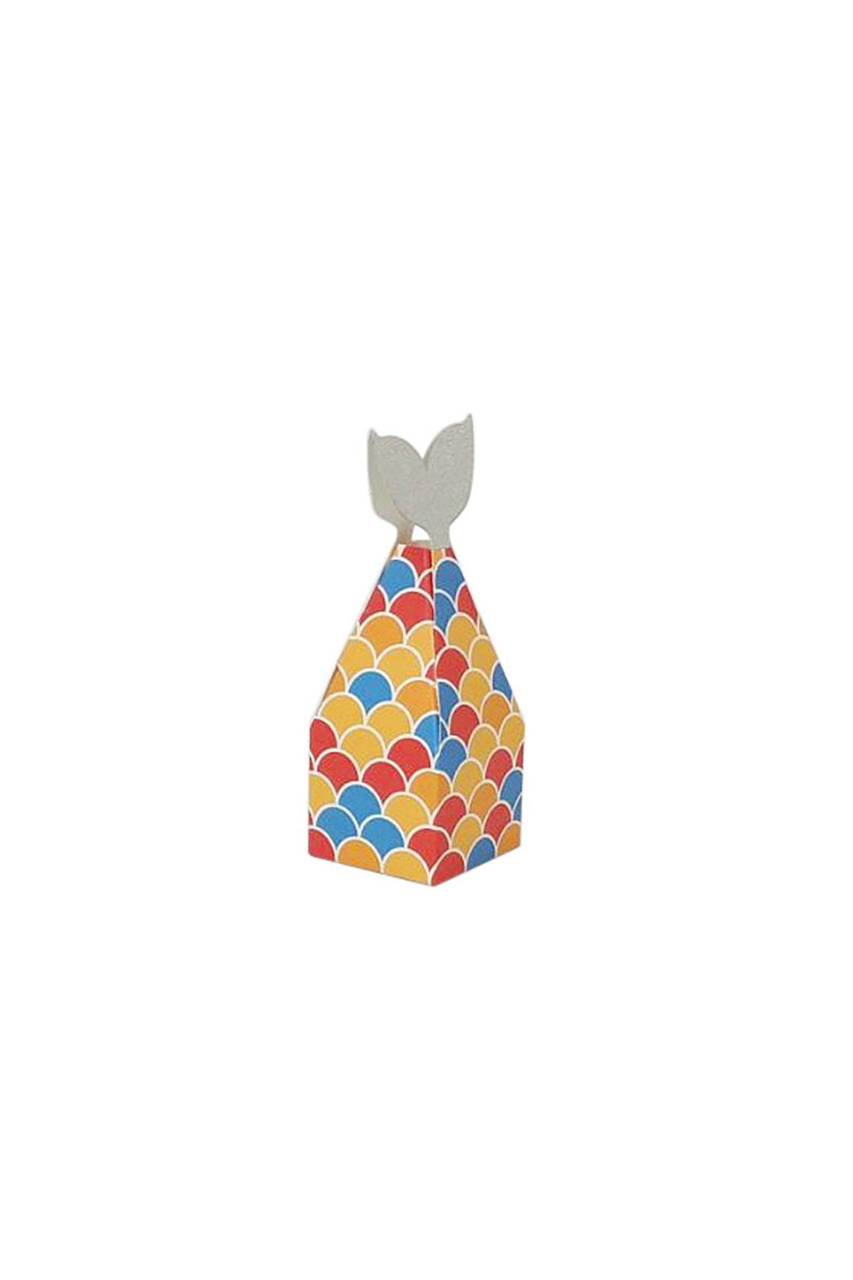 Mermaid Favor Boxes CGF0247 - Set of 12 pcs, Perfect for Birthday Parties, Baby Showers & Wedding Favors