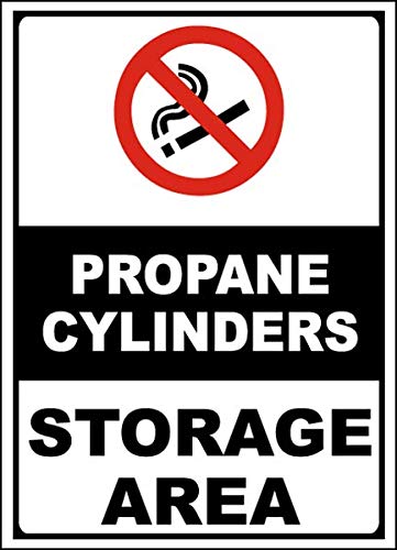Safety and Warning Vinyl Stickers Bundle - 6 Pack Warehouse Signs (3.5