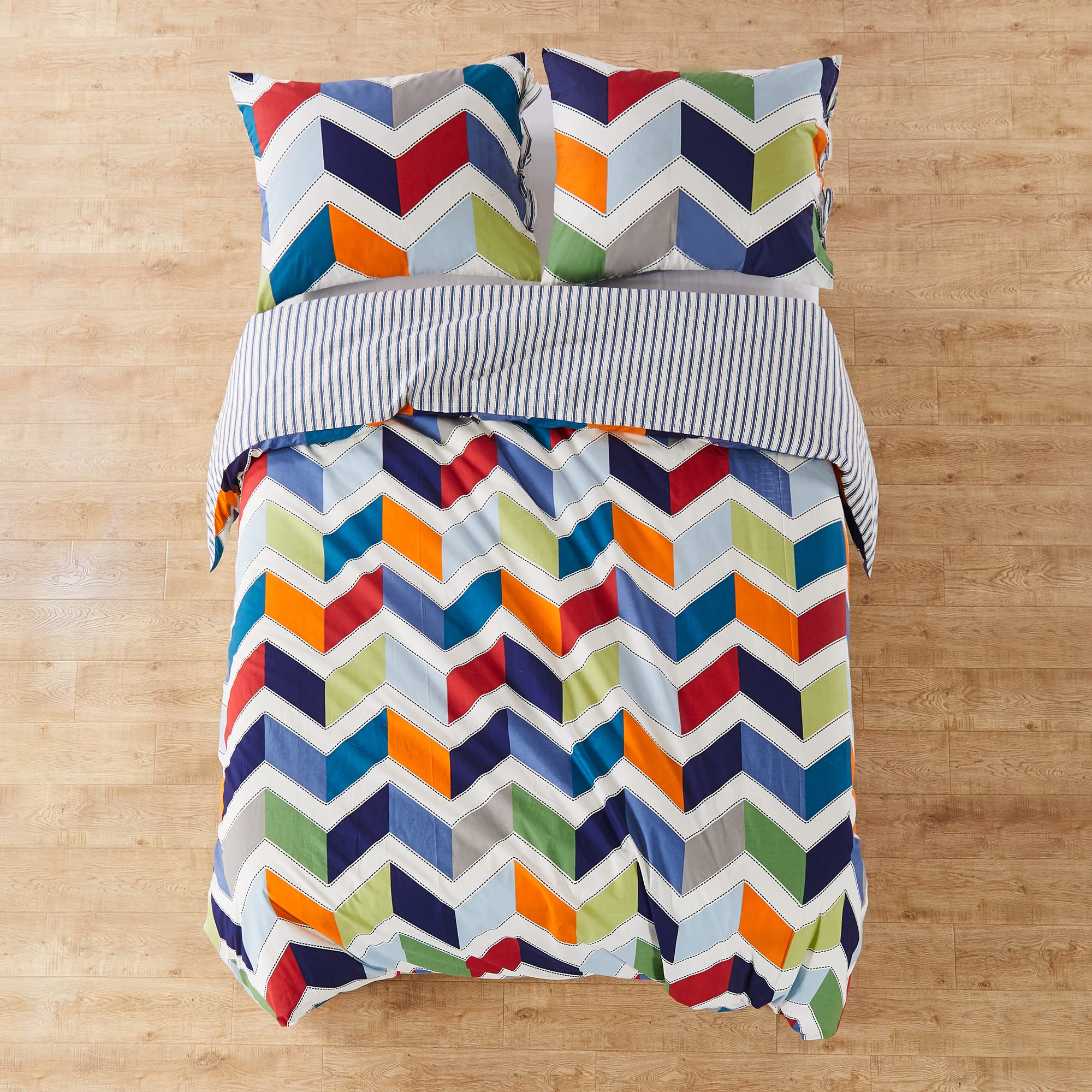 Levtex Home Dominik Duvet Cover Set - Full/Queen Size 90