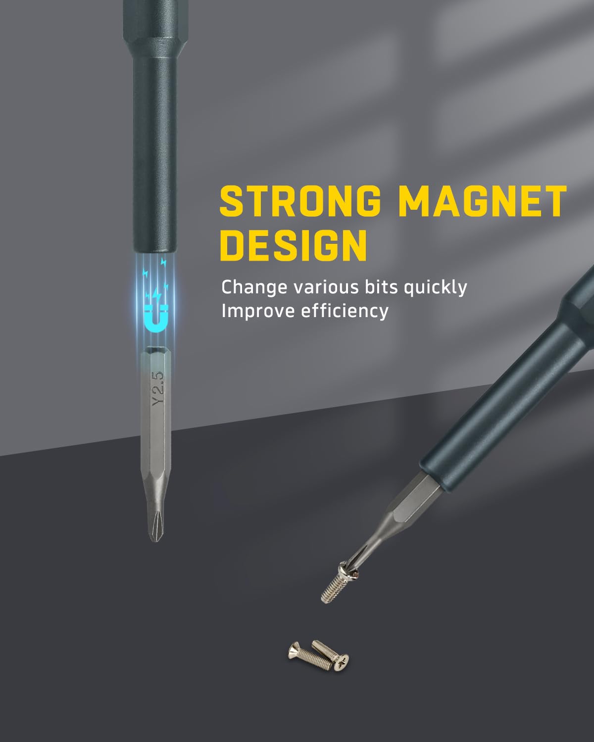 Premium 46-in-1 Mini Screwdriver Set for Electronics Repair - iPhone, Laptop, Watch, PC, PS5