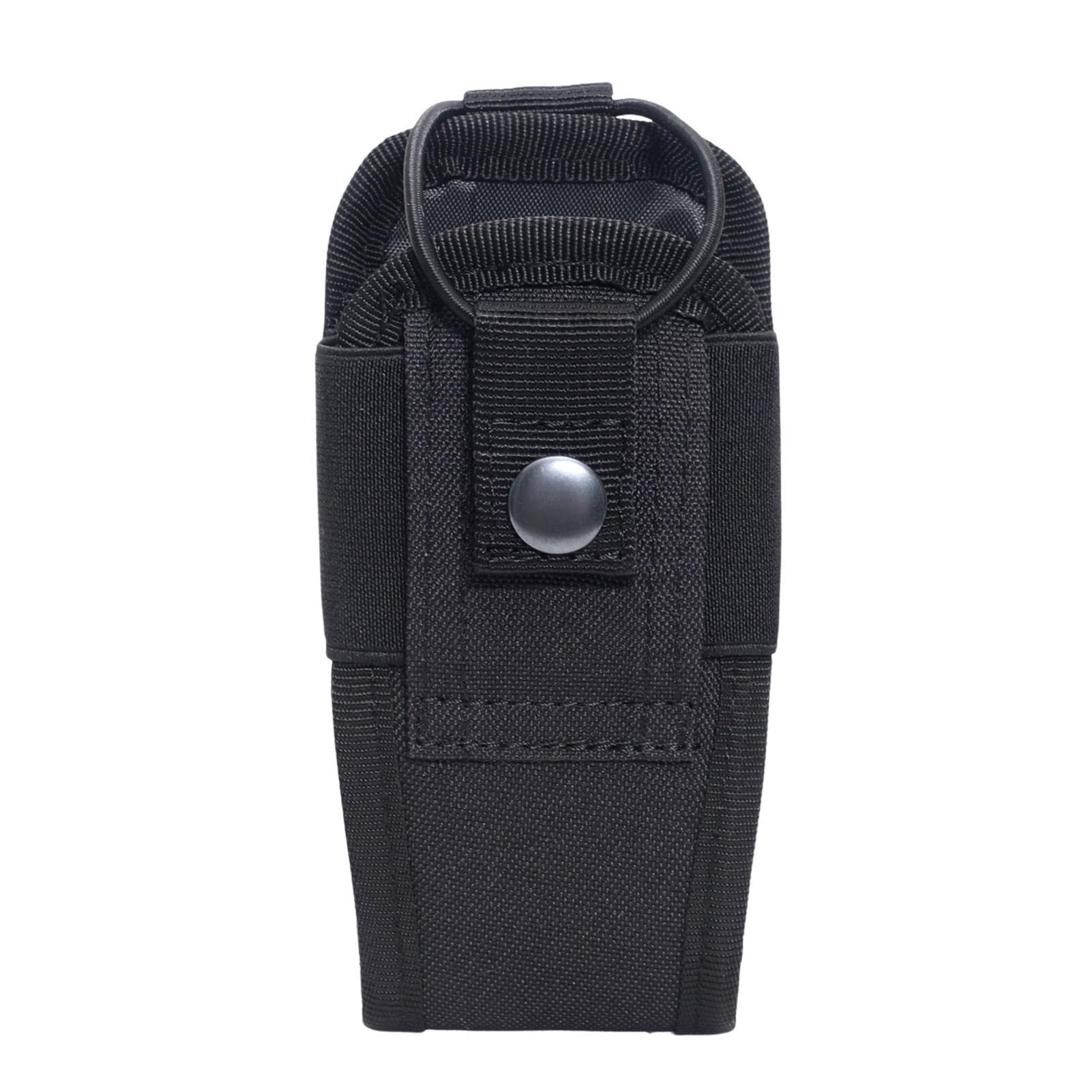 Heavy Duty Molle Radio Pouch - Universal Tactical Walkie Talkie Holder for Two Way Radios, Duty Belt & Hunting Gear | Durable Radio Holster Case for Outdoor, Security & Emergency Use