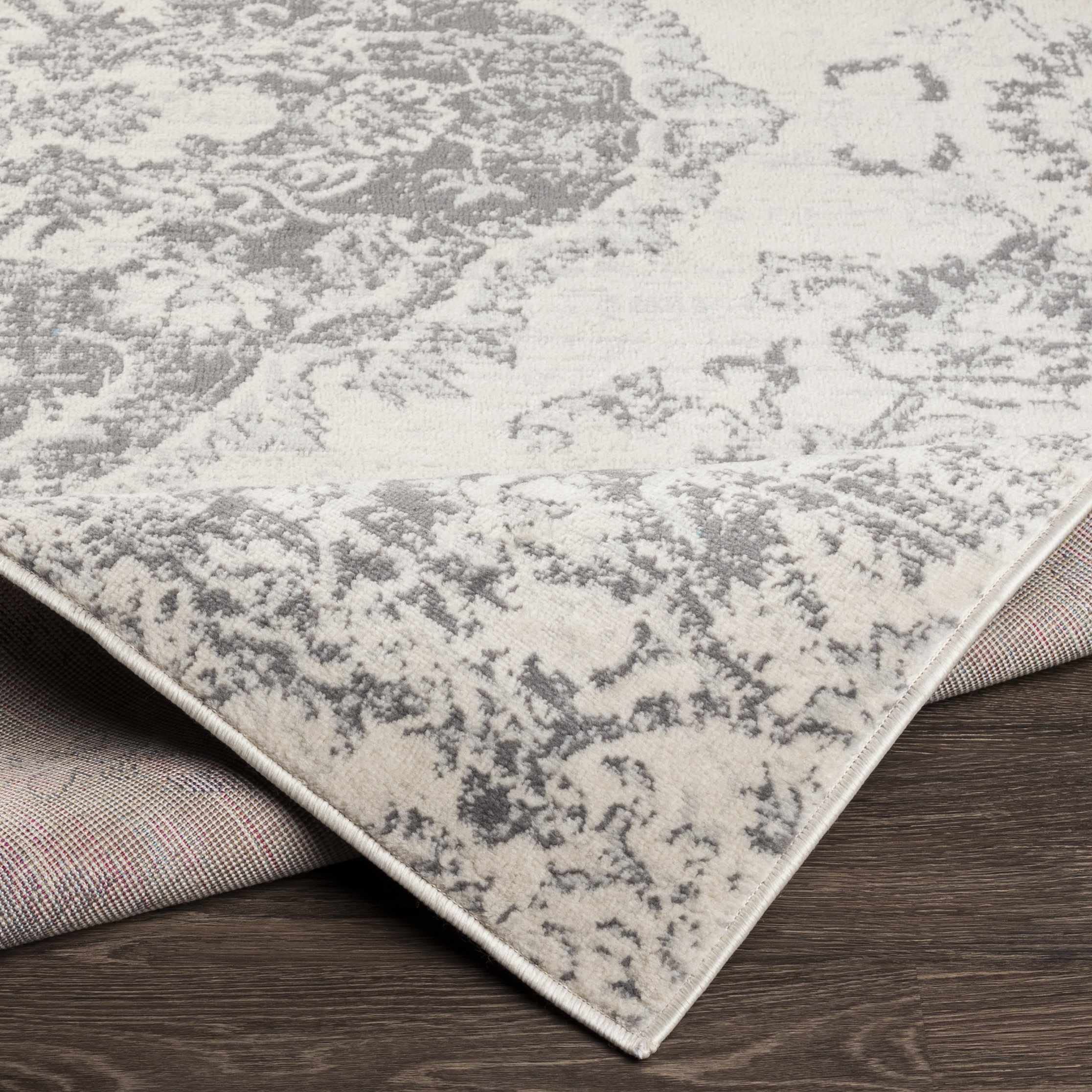 Hauteloom Kotara Traditional Gray and Beige Area Rug 9' x 12'3