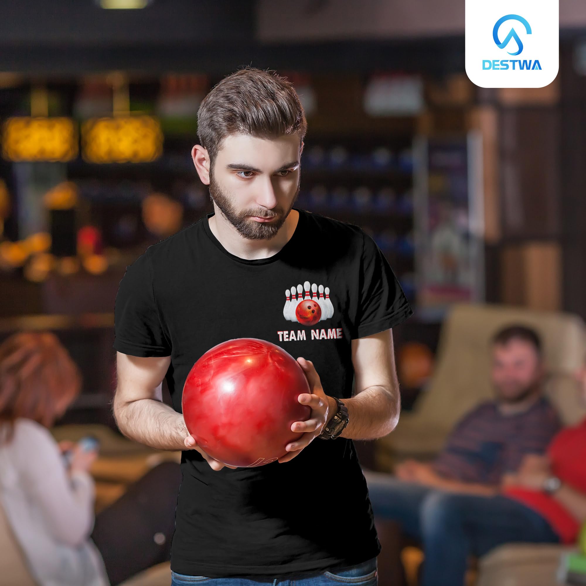 Custom Bowling Shirts with Name - Personalized Team Bowling Shirts for Men, Women & Unisex - Vintage Style Bowling Apparel for Leagues, Parties & Casual Wear
