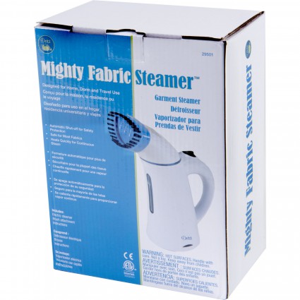 DRITZ Mighty Fabric Steamer - Powerful Handheld Garment Steamer for Clothes, Curtains & Upholstery - Perfect for Home, Travel & Professional Use