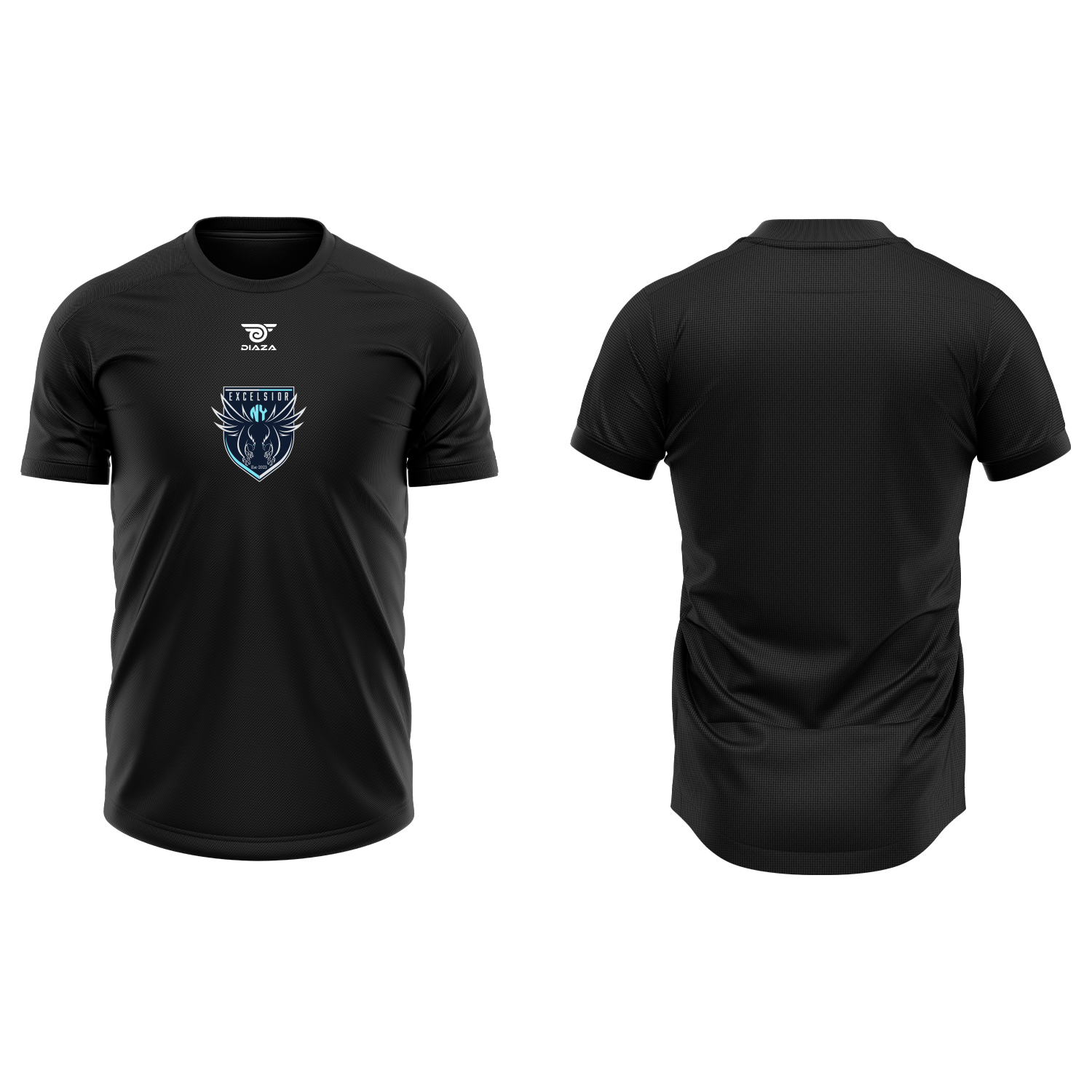 Excelsior Dipro Navy Black T-Shirt for Men - Comfortable Cotton Casual Tee - Perfect for Everyday Wear, Gym & Outings