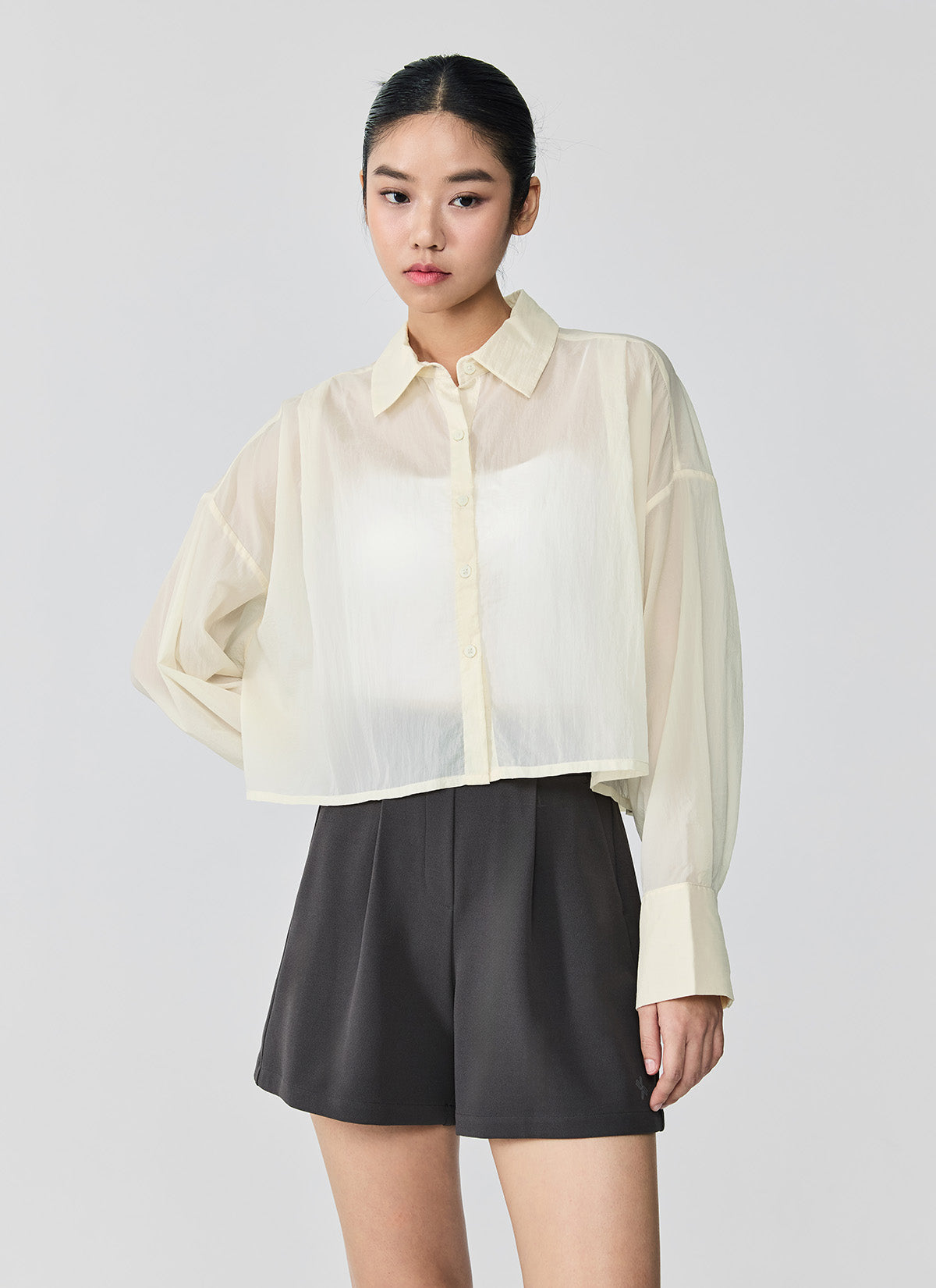 Sheer Mesh Crop Tops for Women - Trendy See-Through Shirts for Summer, Yoga, and Casual Wear | Breathable Fashion Tees for Layering & Street Style Outfits