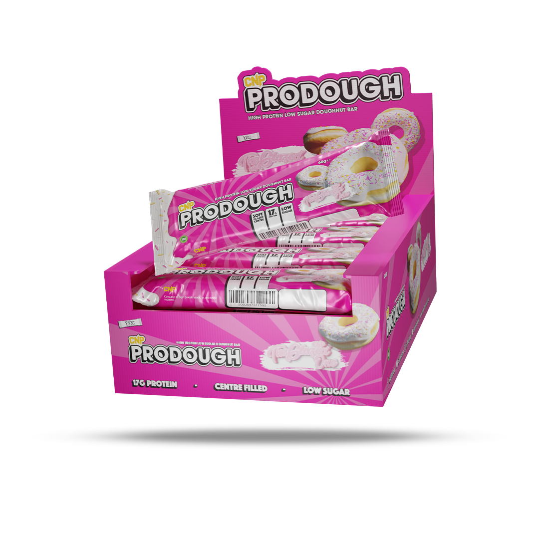 CNP Professional ProDough Protein Bar - 12 Pack (60g Each) | High Protein Snack for Gym, Workout & On-the-Go Energy | Delicious Nutrition for Fitness & Active Lifestyle