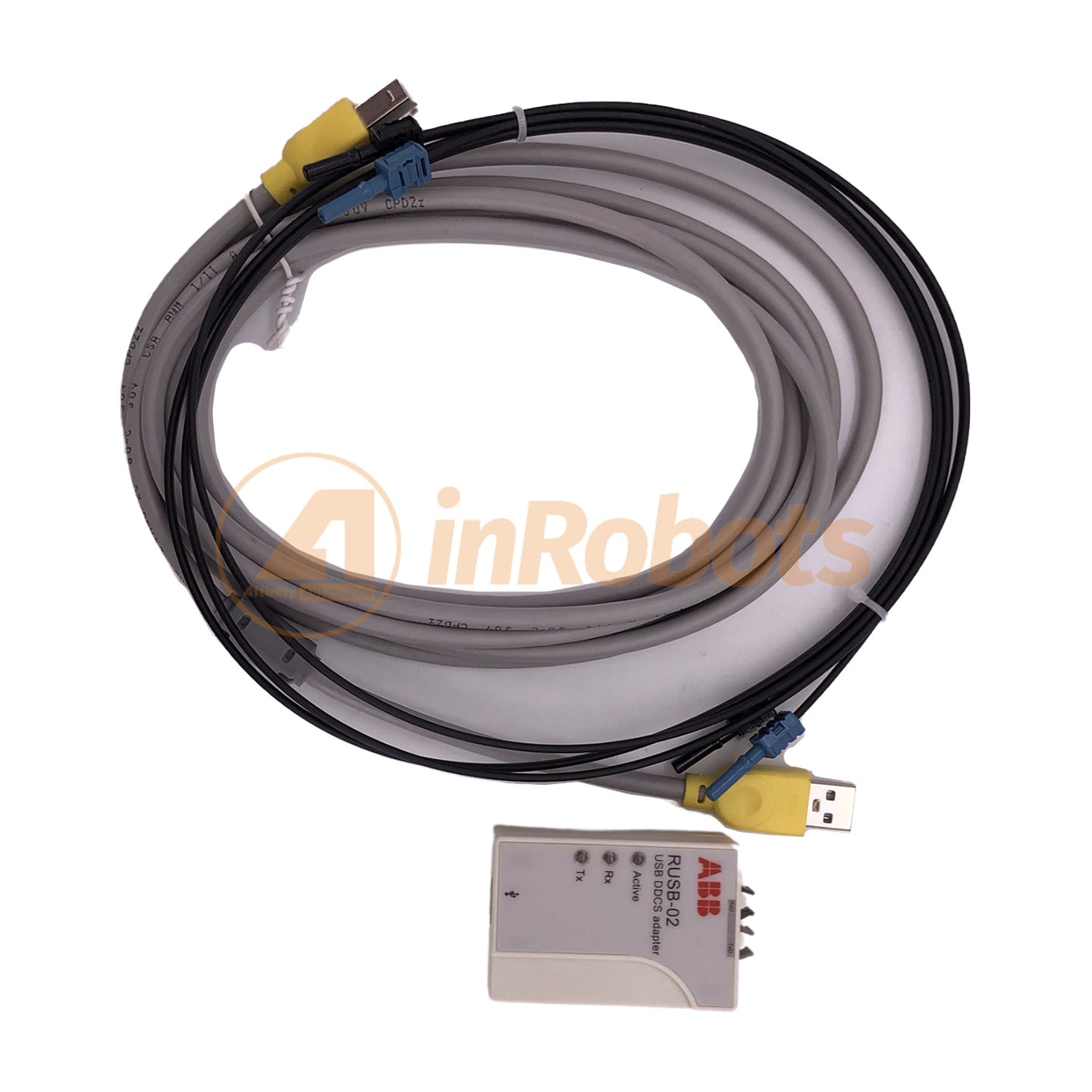 ABB RUSB 02 USB DDCS Adapter - High-Speed USB to DDCS Converter for Industrial Automation | Perfect for PLC Programming and Control System Integration