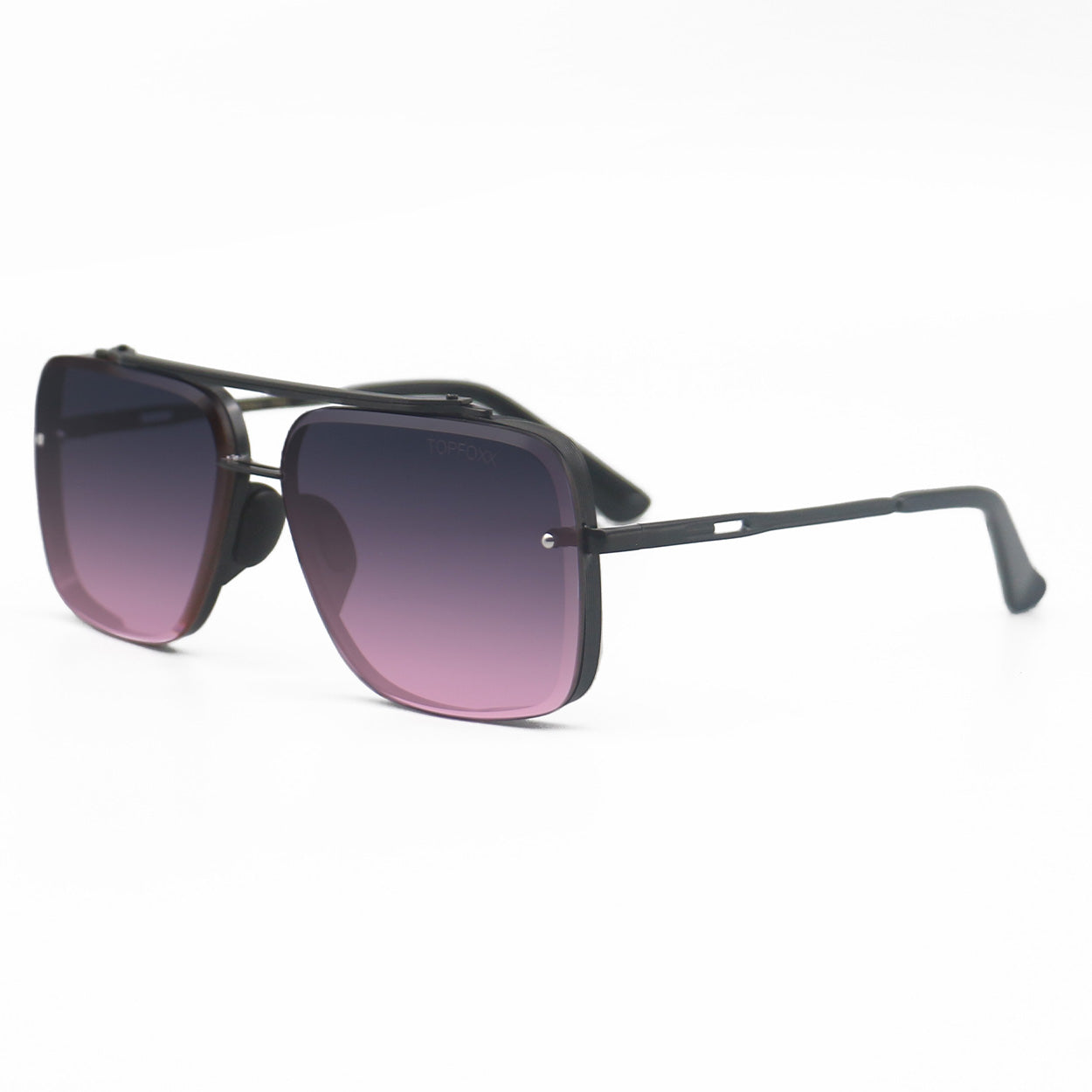 Bella Faded Purple and Pink Tangle-Free Aviator Sunglasses for Women - UV Protection, Lightweight & Stylish - Perfect for Driving, Beach, and Outdoor Activities