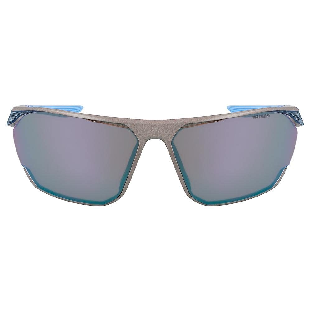 Nike Stratus Rectangular Sunglasses for Men & Women - UV Protection Polarized Lens - Stylish Sporty Fashion Shades for Running, Driving & Outdoor Activities