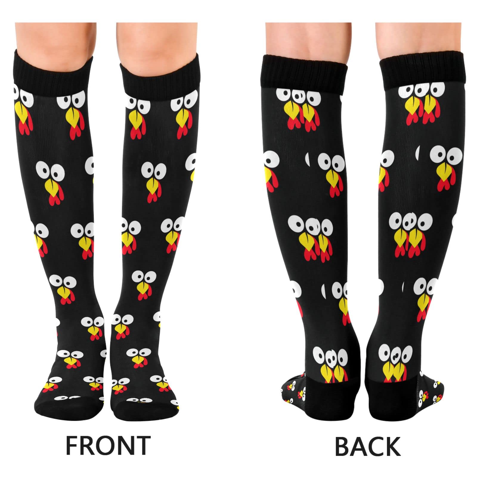 Best Men's & Women's Knee High Compression Socks for Running, Hiking, Cycling - Breathable Athletic Performance Socks for Sports & Outdoor Activities